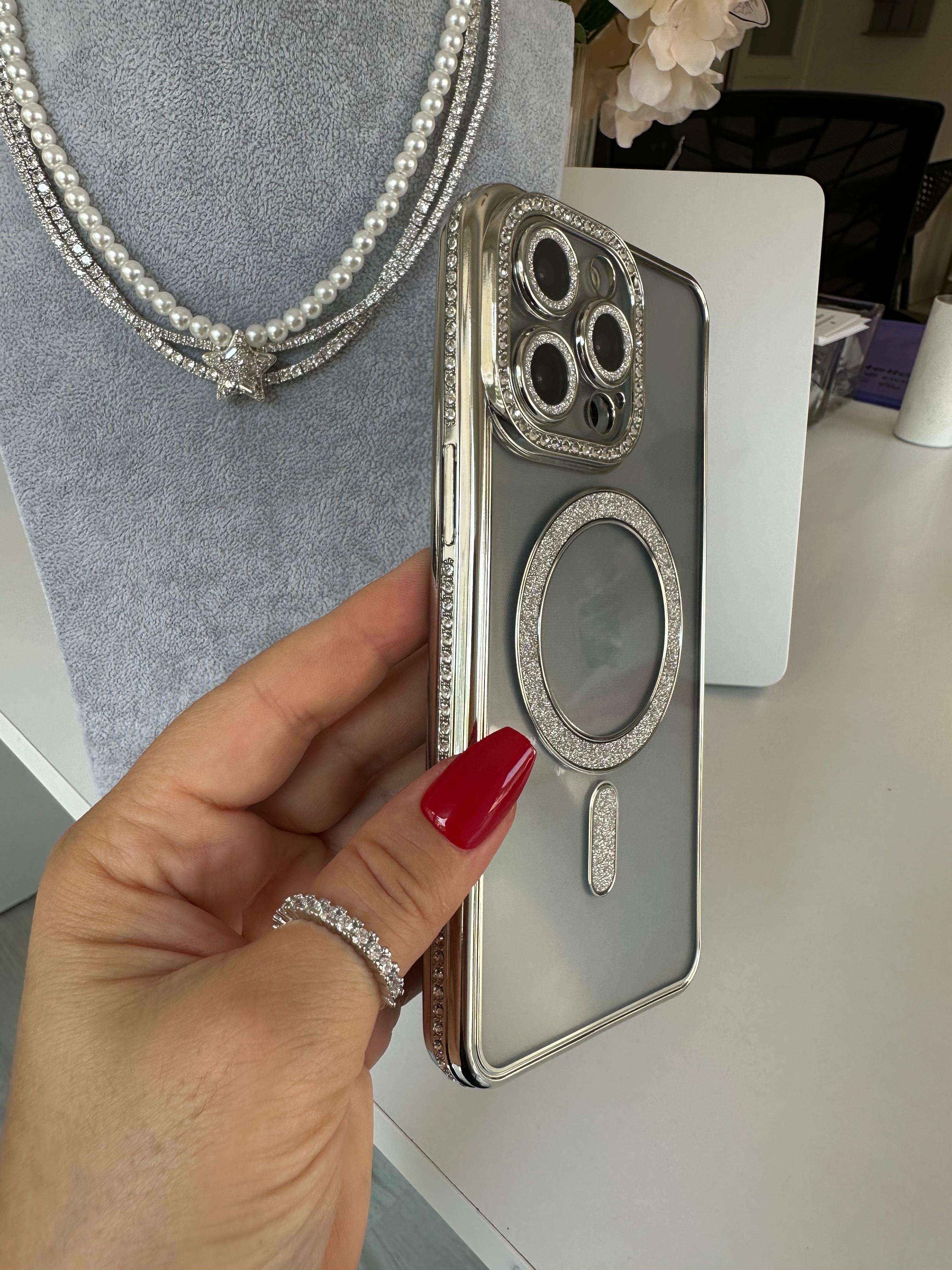 Swarovski Taşlı Kamera Korumalı Kılıf