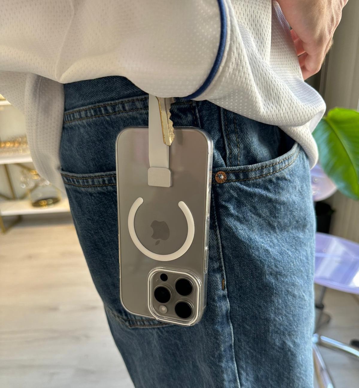 Magsafe Özellikli HoldEase Şeffaf Kılıf