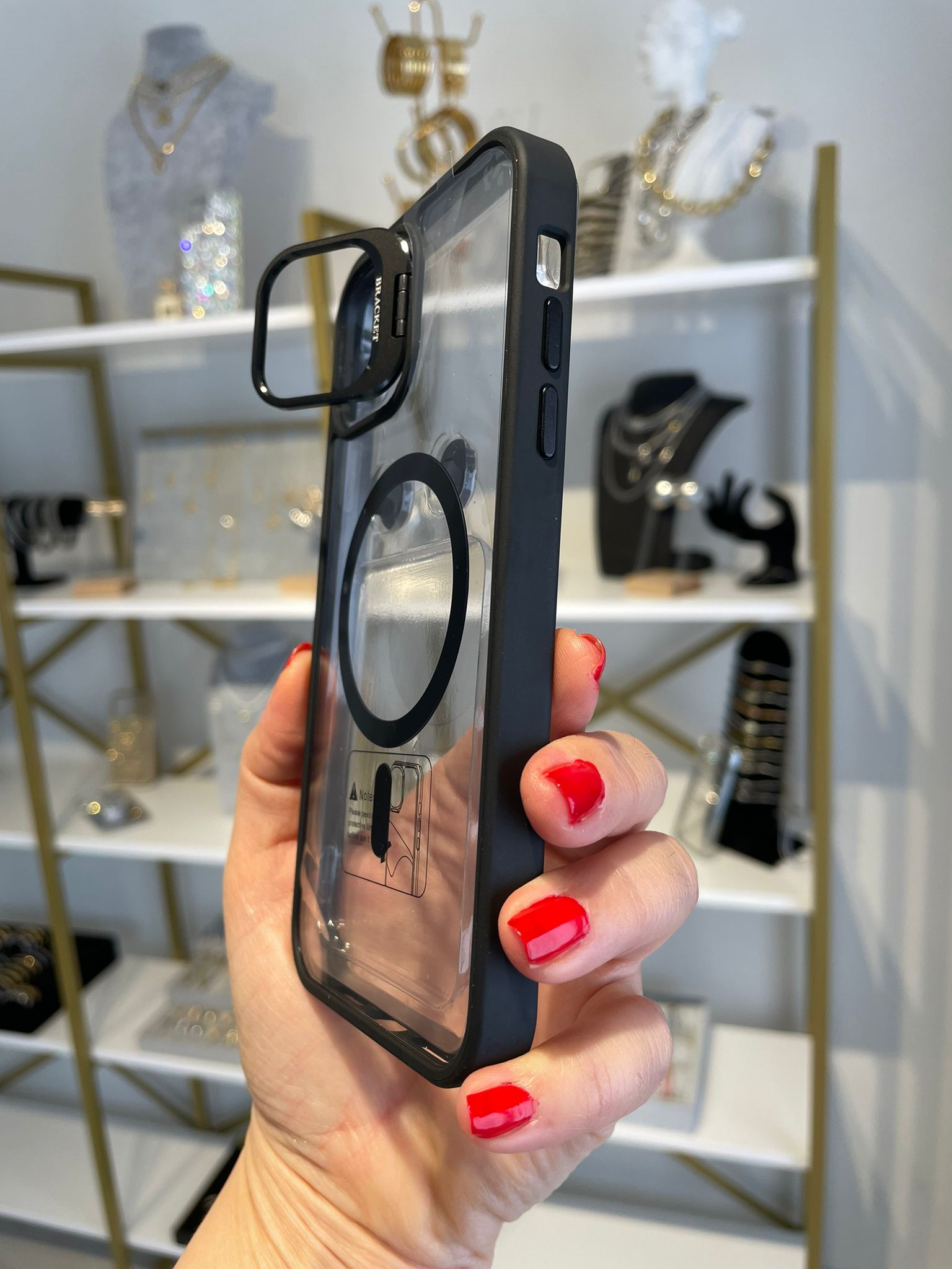 Lens Koruma Hediyeli Standlı Kılıf