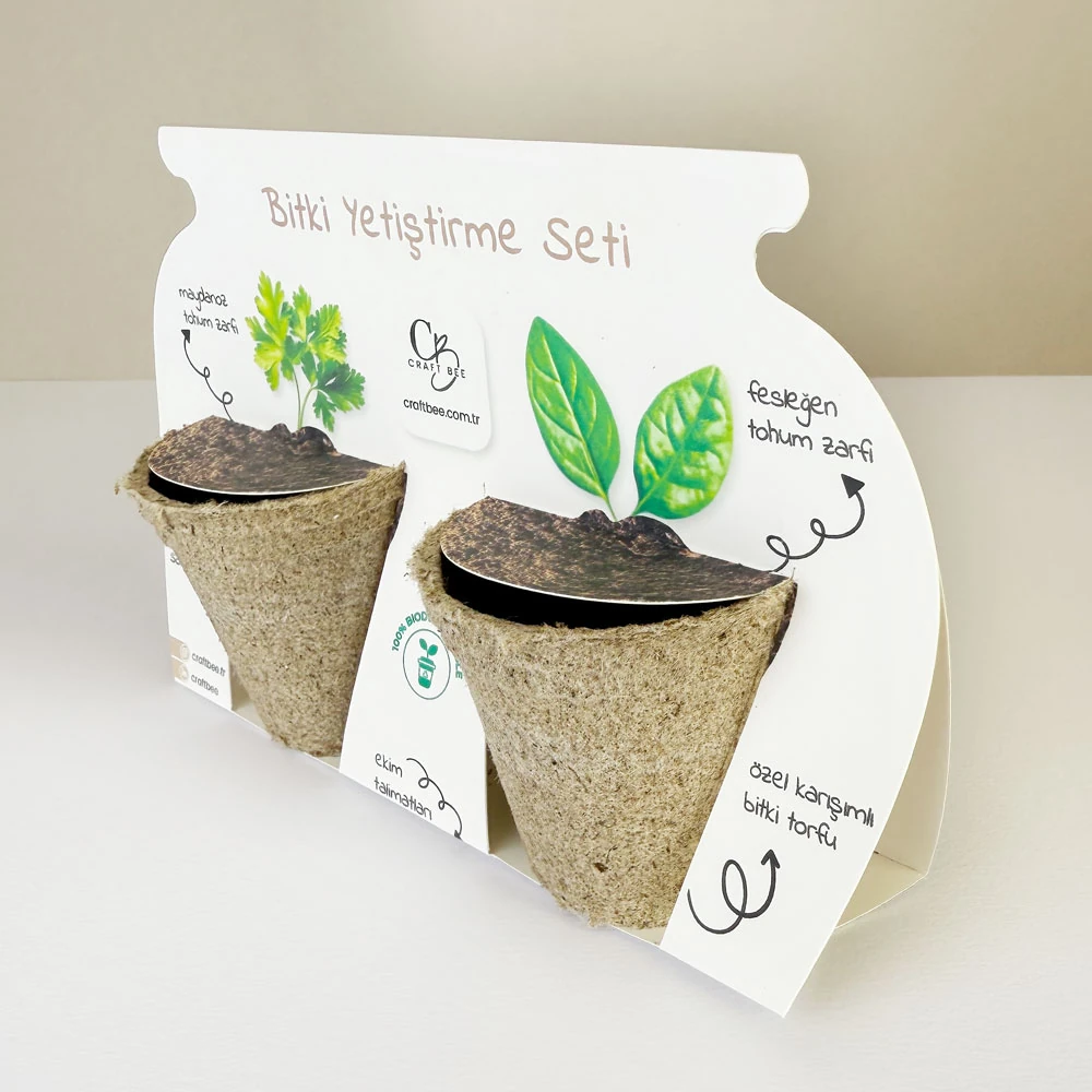 Çevre Dostu Bitki Yetiştirme Seti
