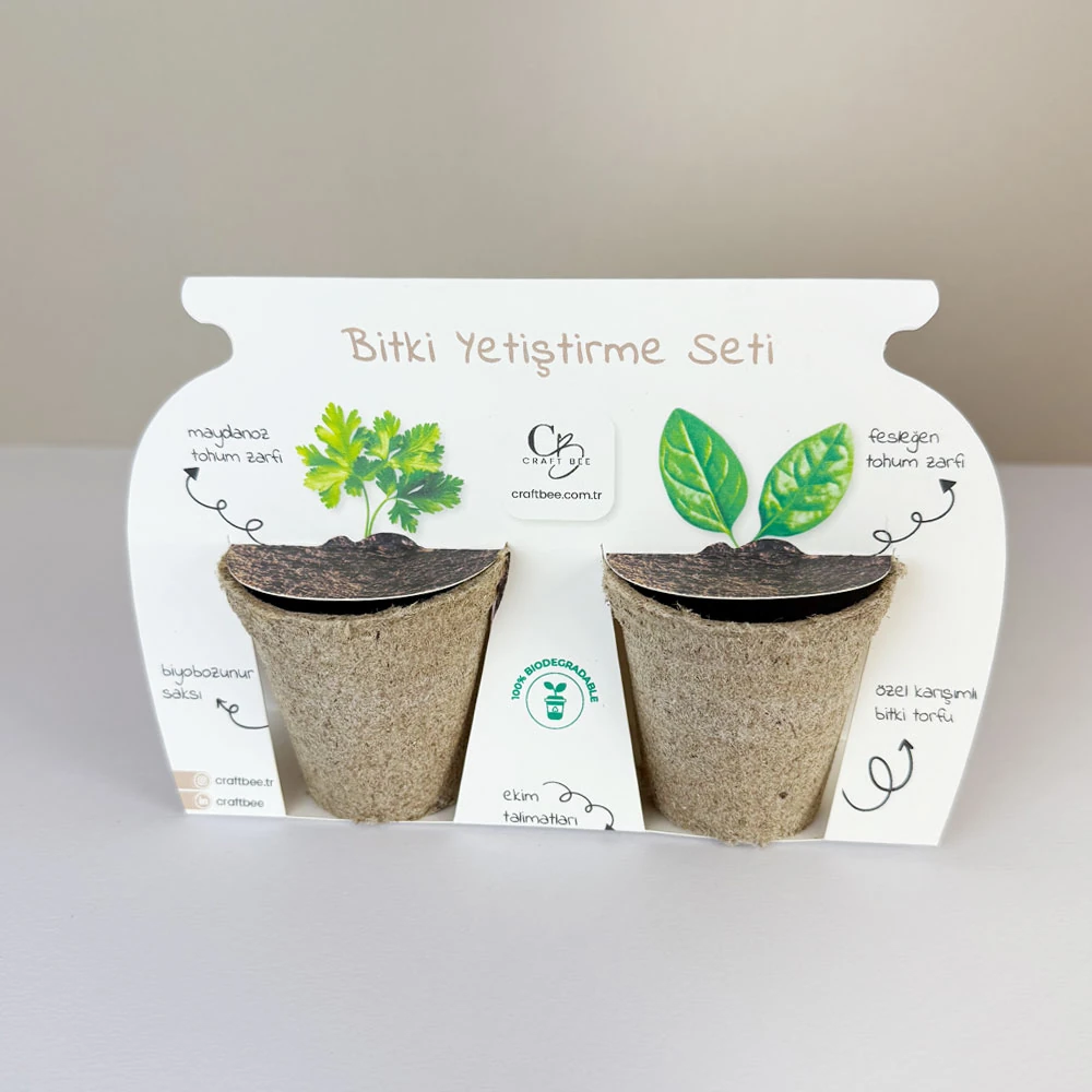 Çevre Dostu Bitki Yetiştirme Seti