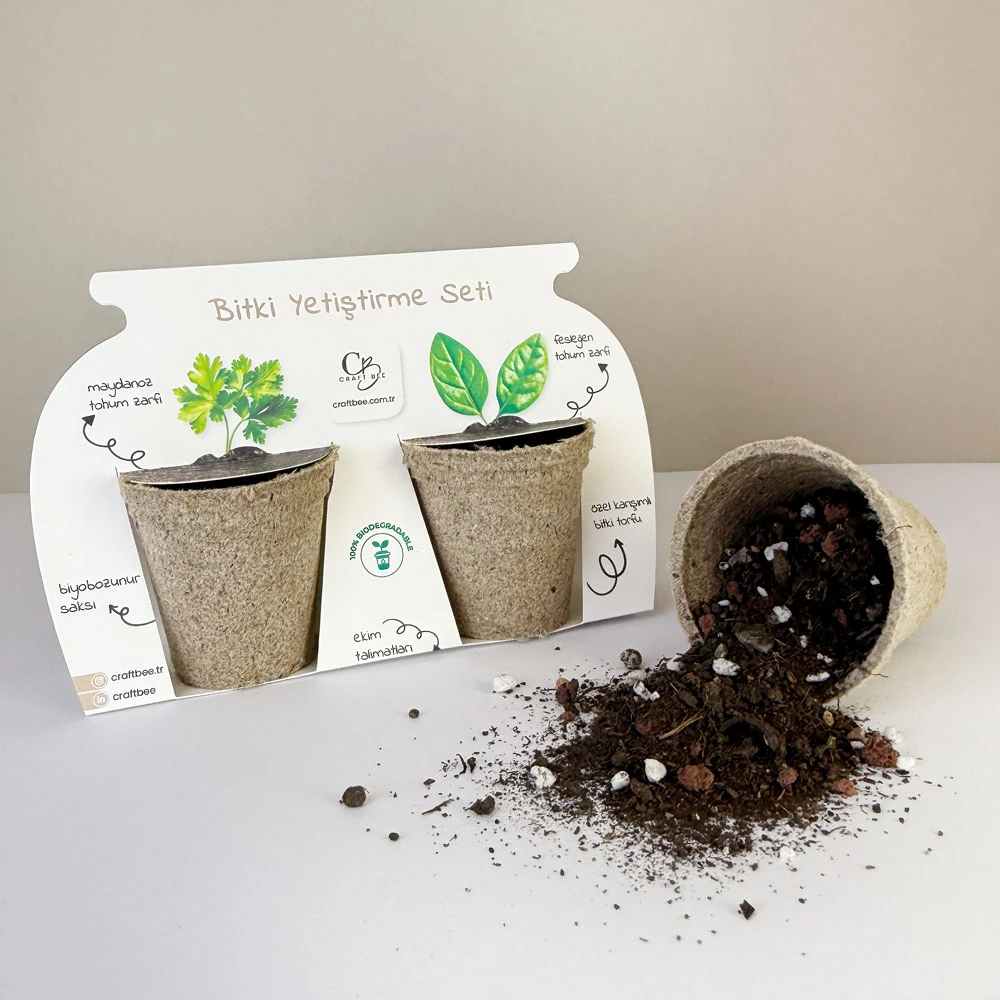 Çevre Dostu Bitki Yetiştirme Seti