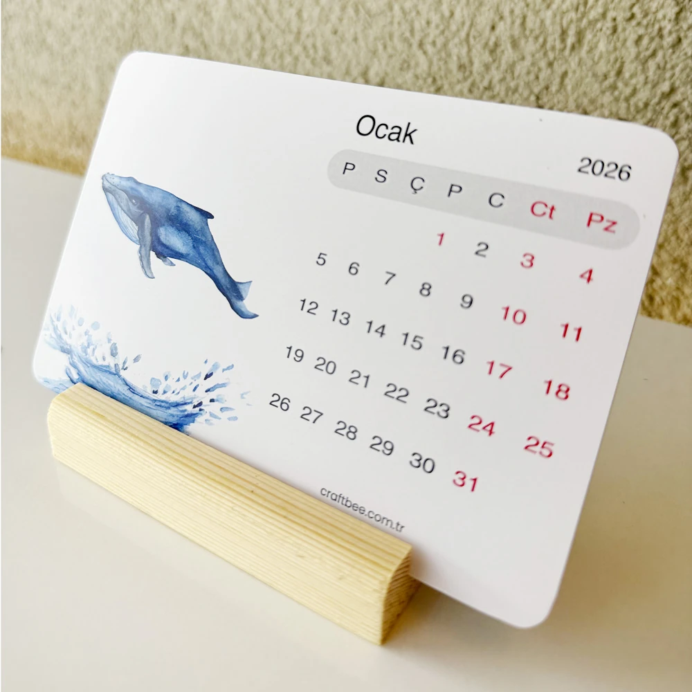 Doğanın Döngüsü Masaüstü Takvim Seti