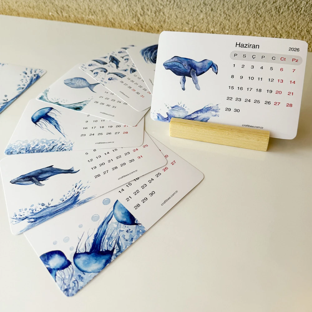 Okyanus Dünyası Masaüstü Takvimi