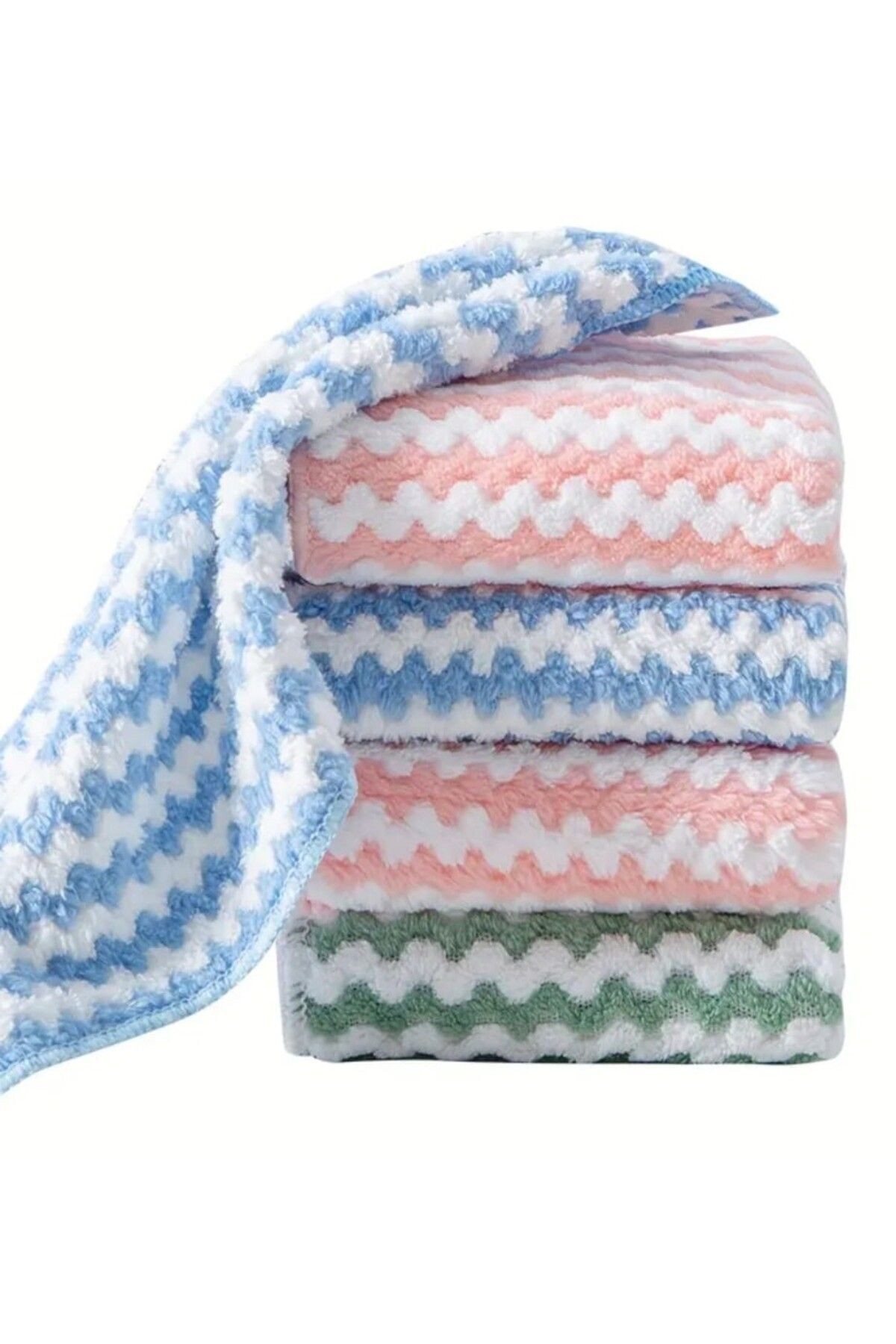 5 Adet Mikrofiber Temizlik Bezi-Mutfak,Araba,Cam, için Çok Amaçlı Temizlik Bezleri