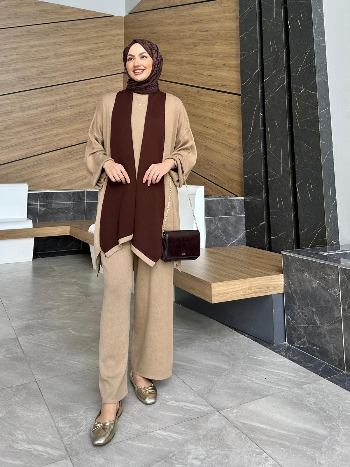 Pamuk Üçlü Triko Takım 