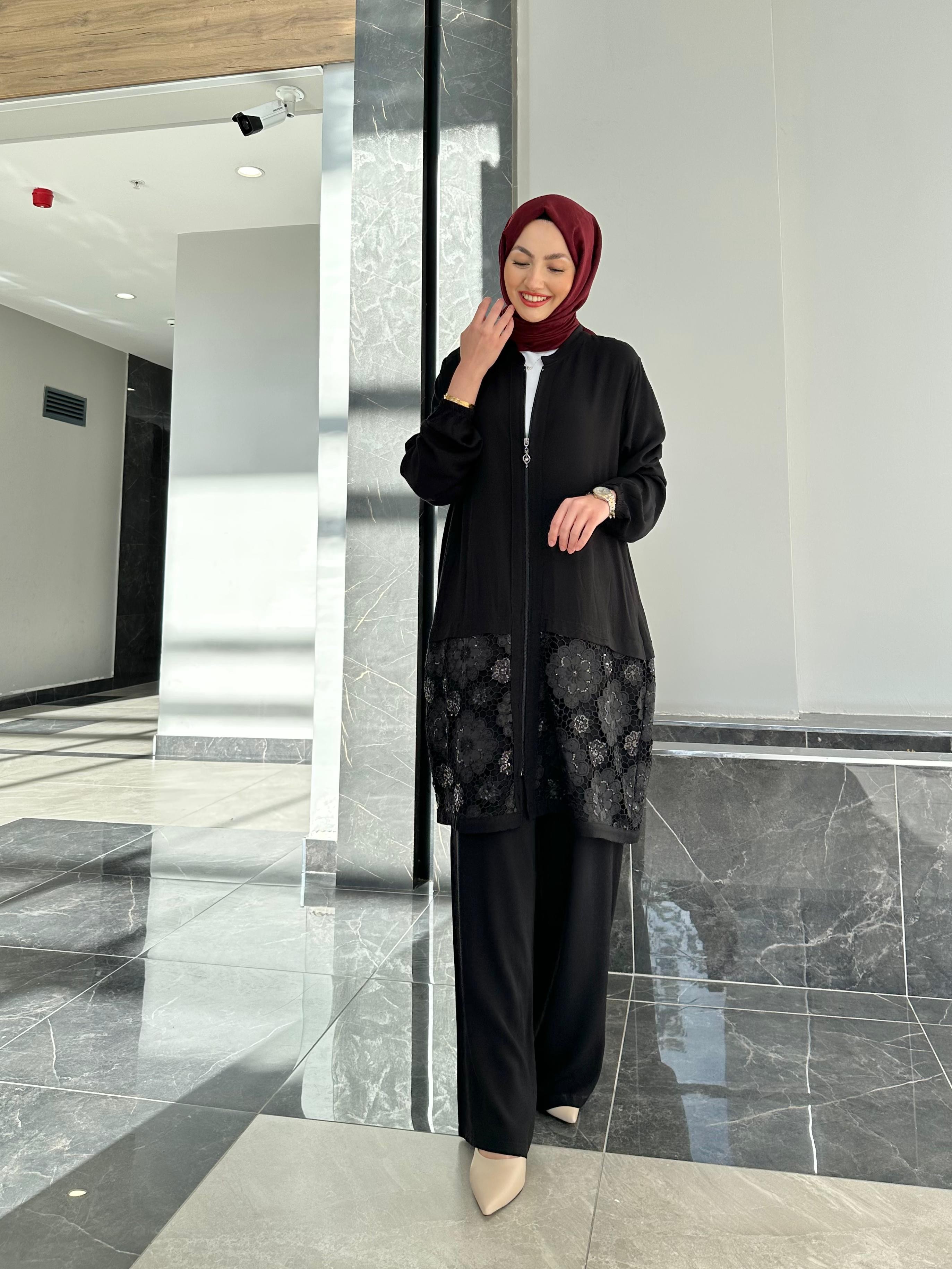 Çiçekli Premium Pamuk Takım 