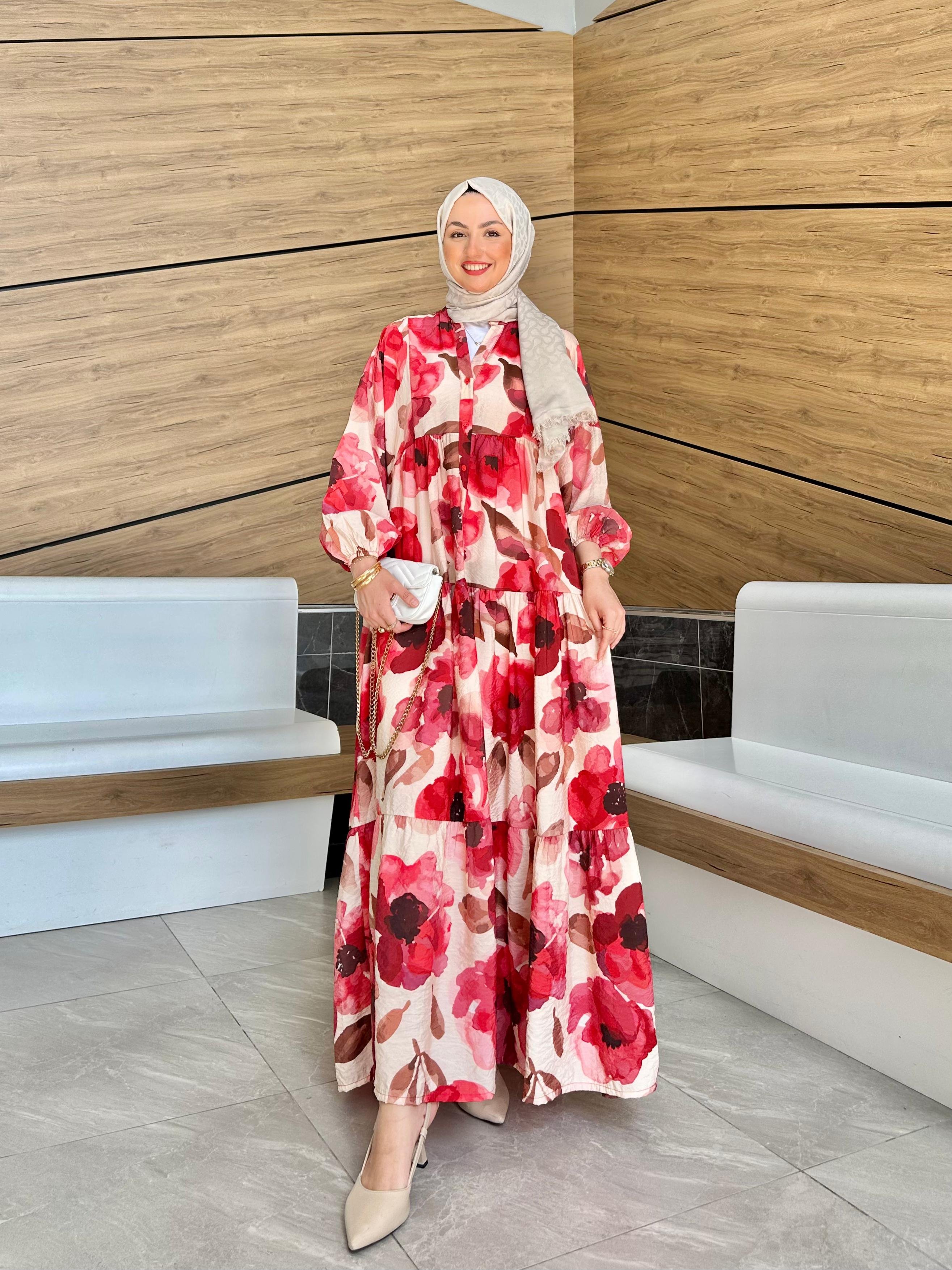 Diana Mango Pamuk Elbise 