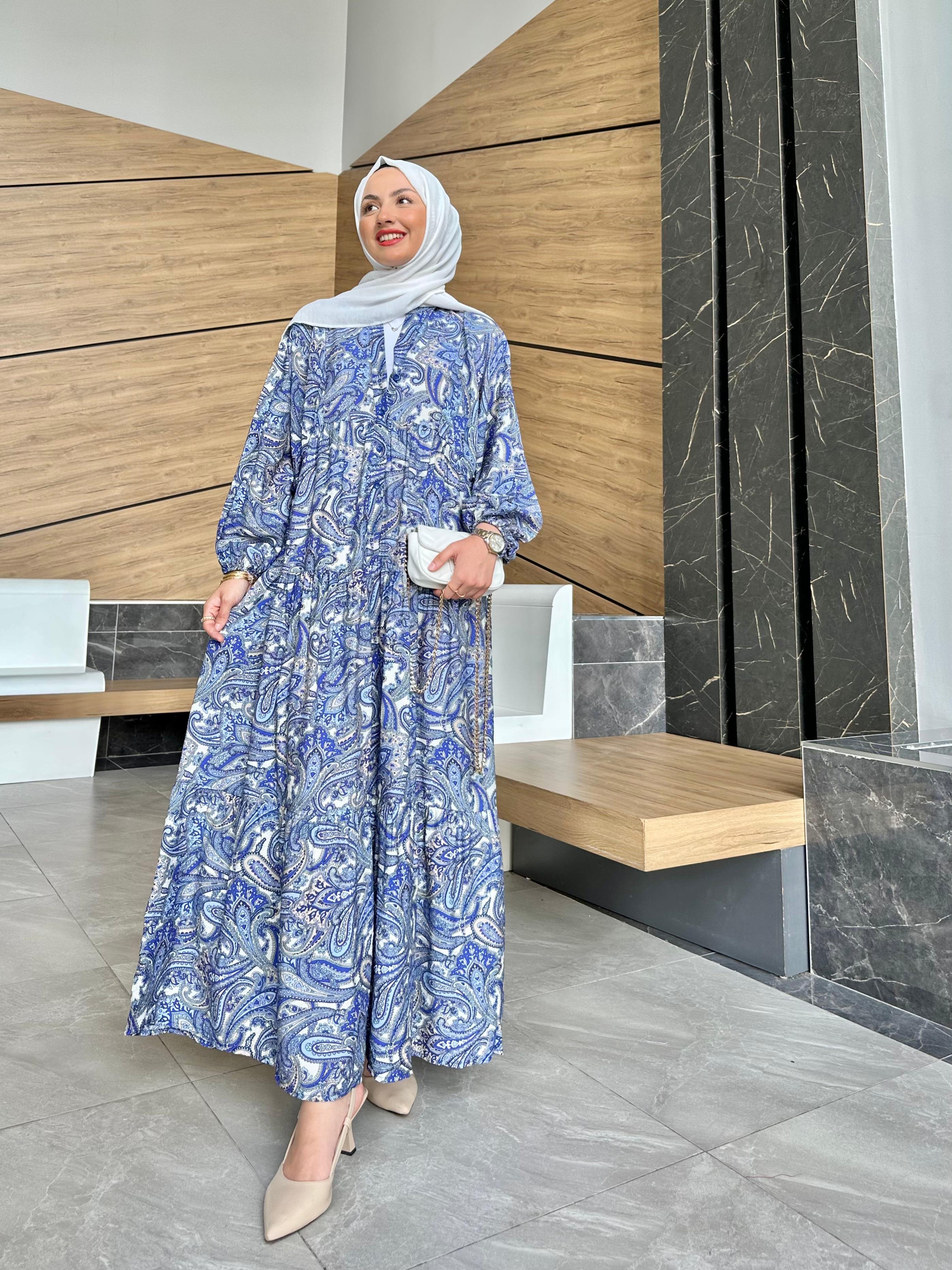 Limited Edition Okyanus Pamuk Elbise 