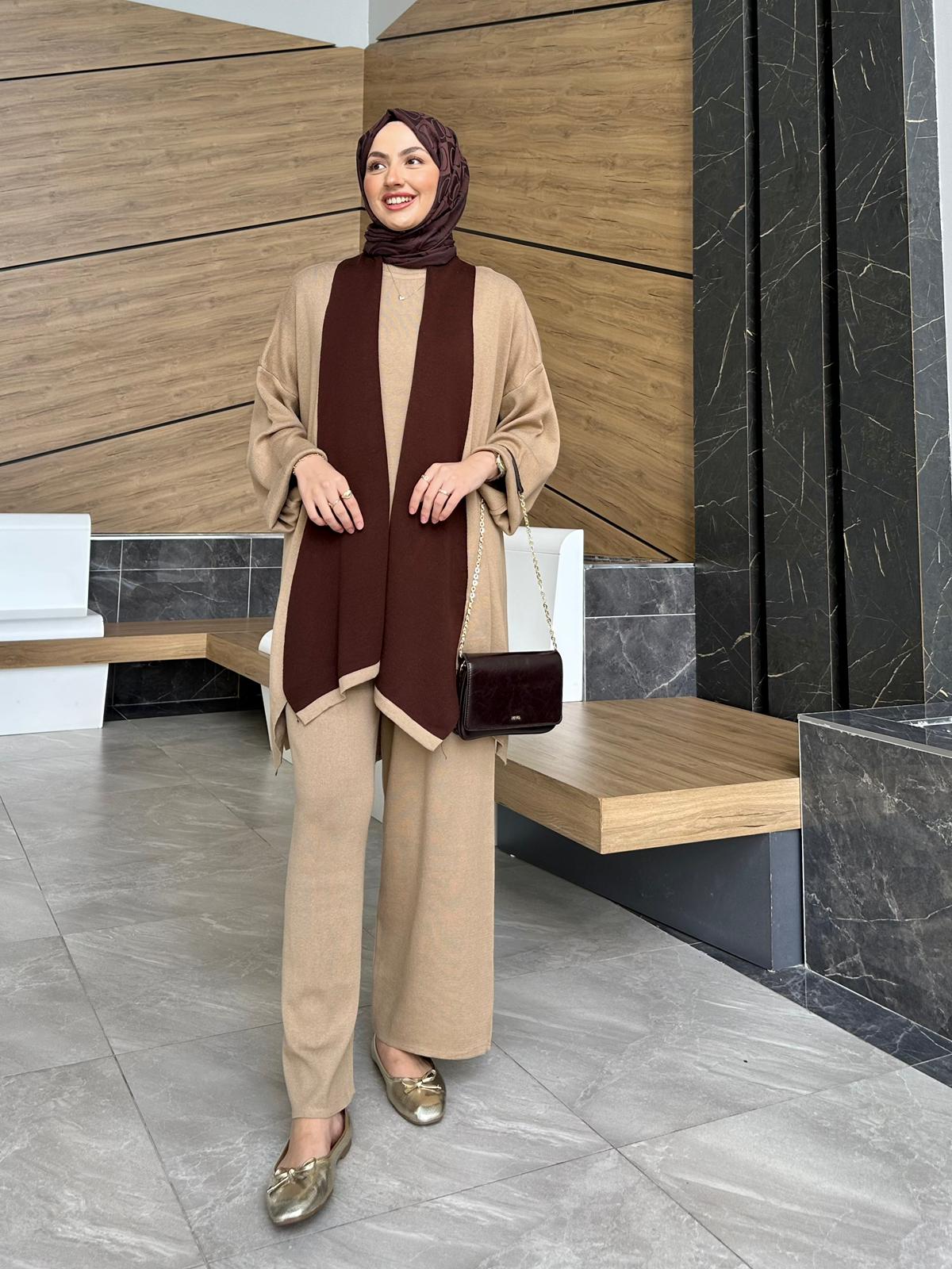 Pamuk Üçlü Triko Takım 