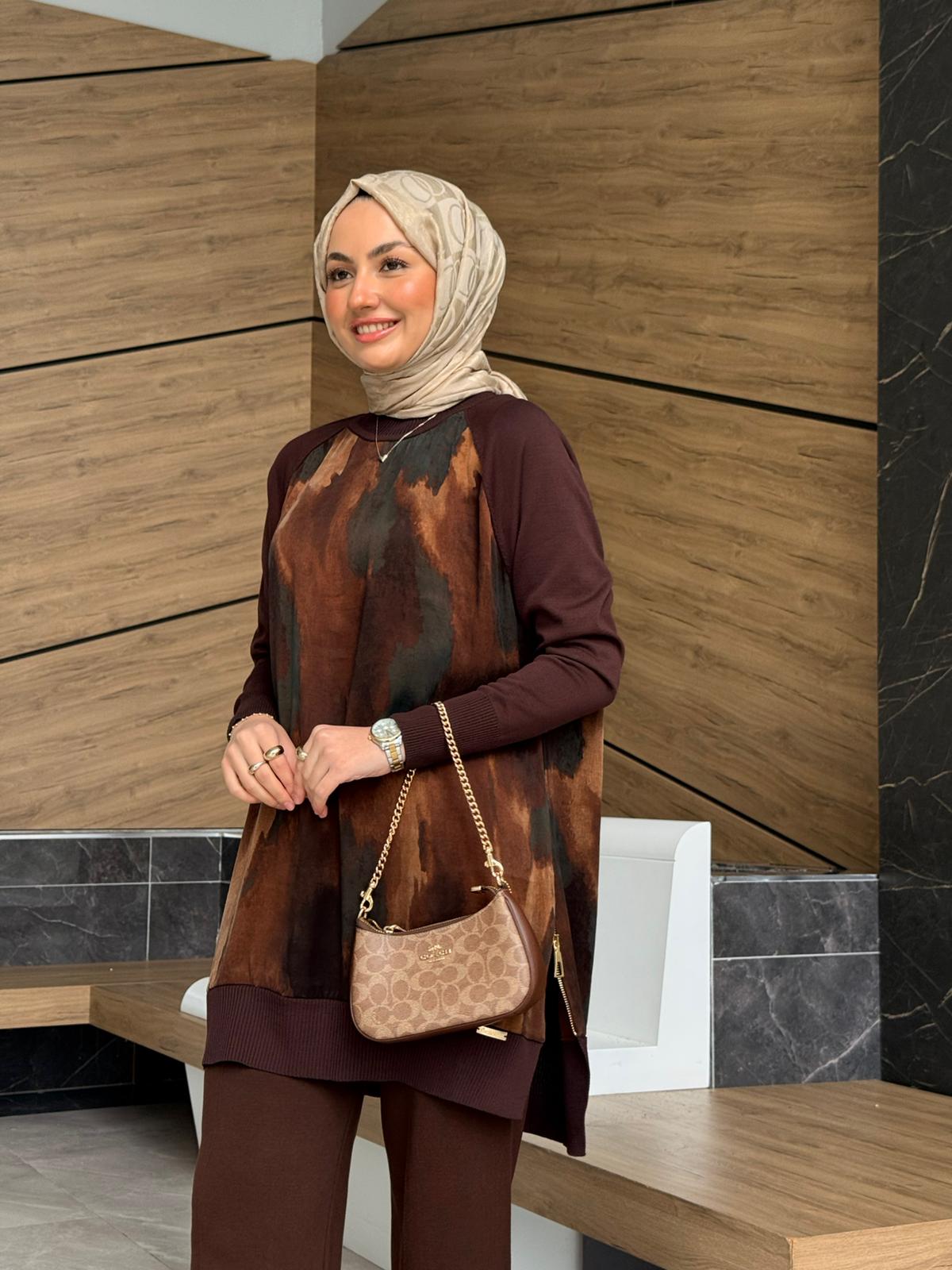 Premium Merserize İpek Cupra Tunik 