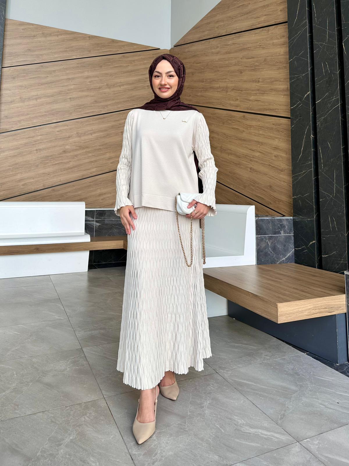 Princess Etekli Merserize Takım  - Bej