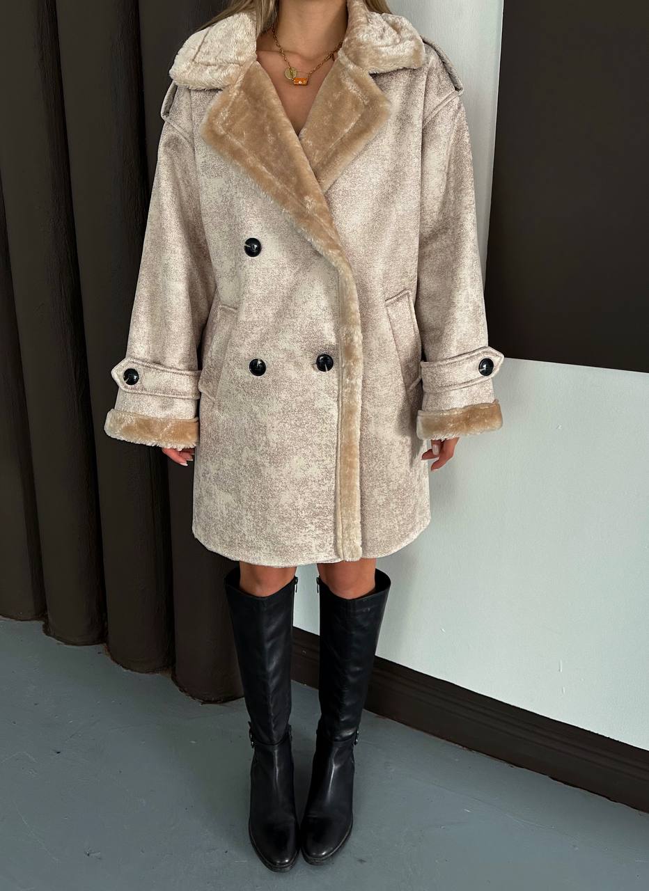 SUNİ KÜRK UZUN PALTO