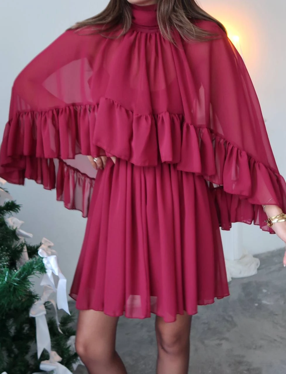 ŞİFON TÜL ELBİSE