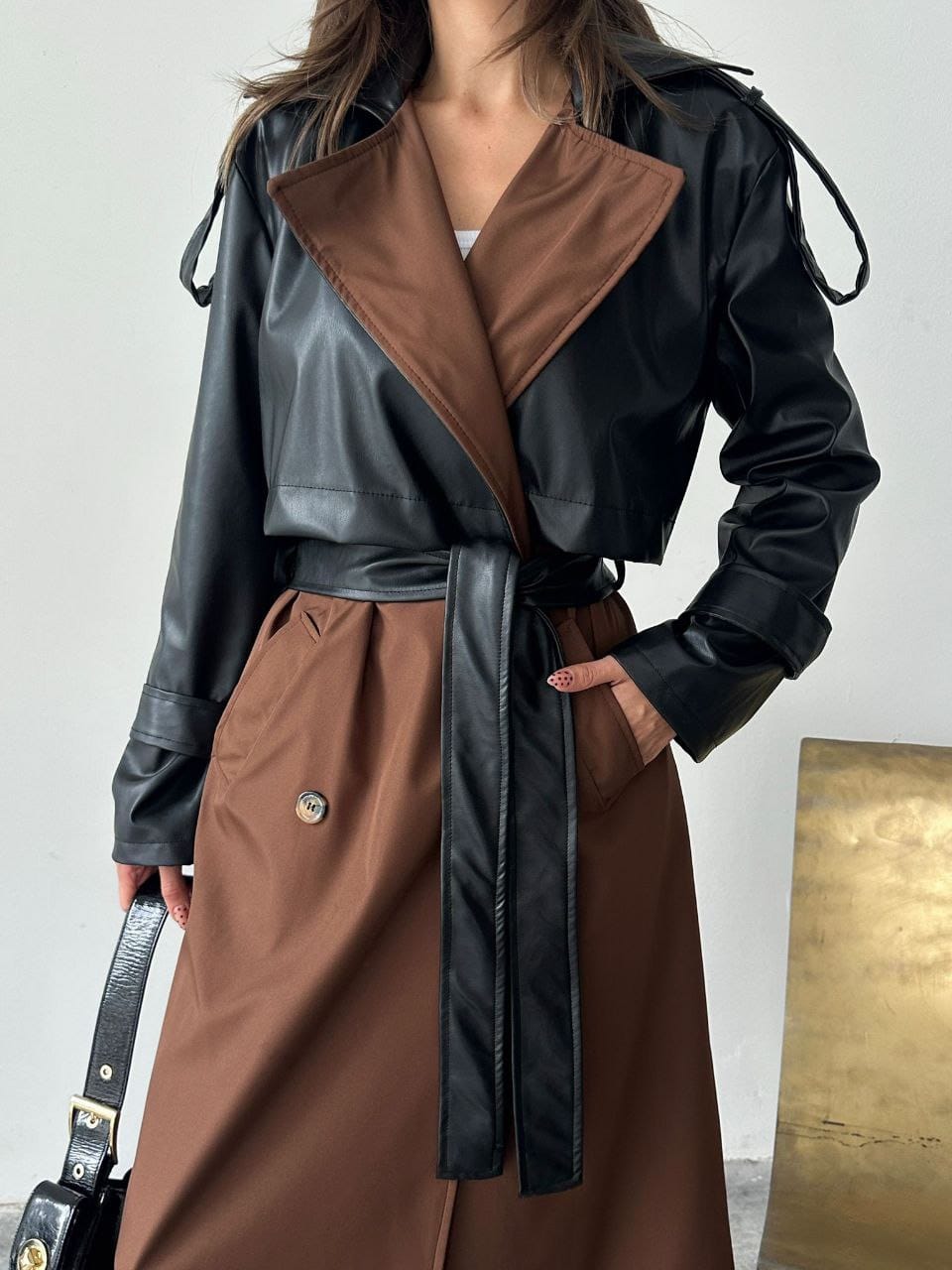 TRENÇKOT SUNİ DERİ CEKET