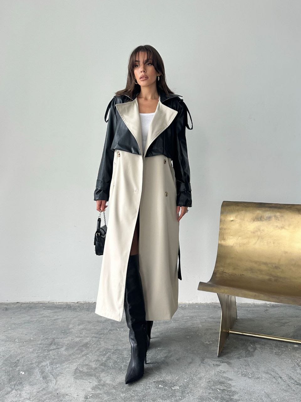 TRENÇKOT SUNİ DERİ CEKET