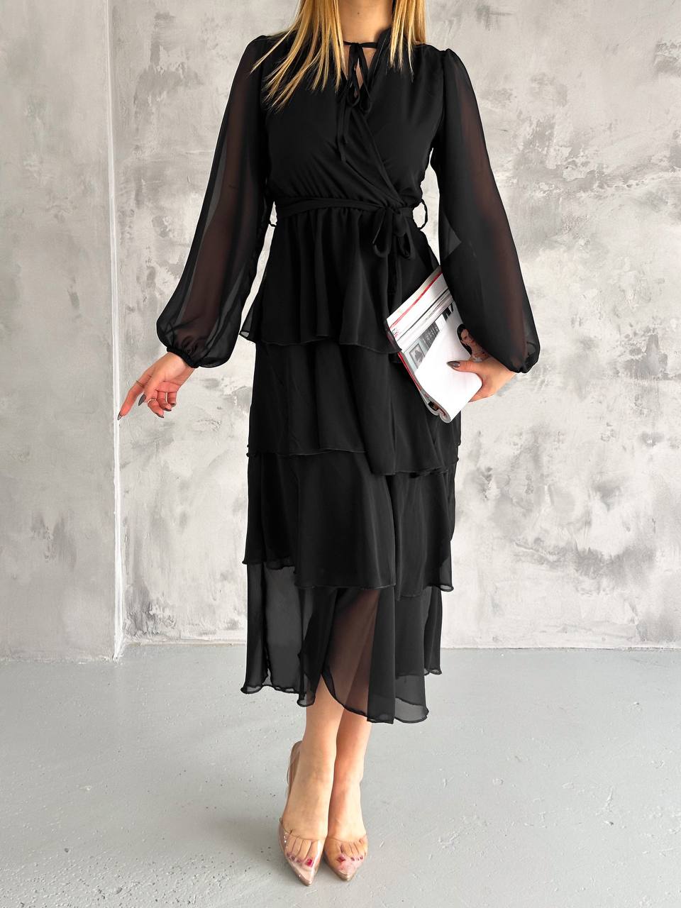 ANOTOLİA ŞİFON ELBİSE