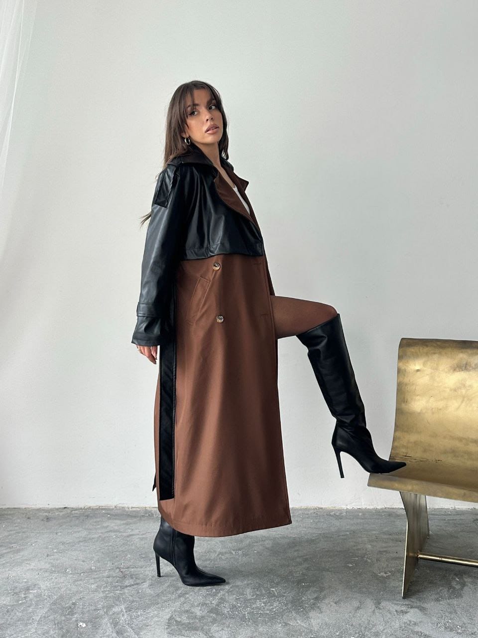 TRENÇKOT SUNİ DERİ CEKET