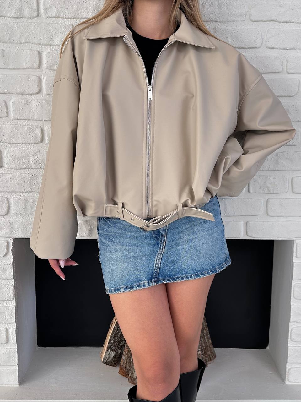 VENDY SUNİ DERİ CEKET