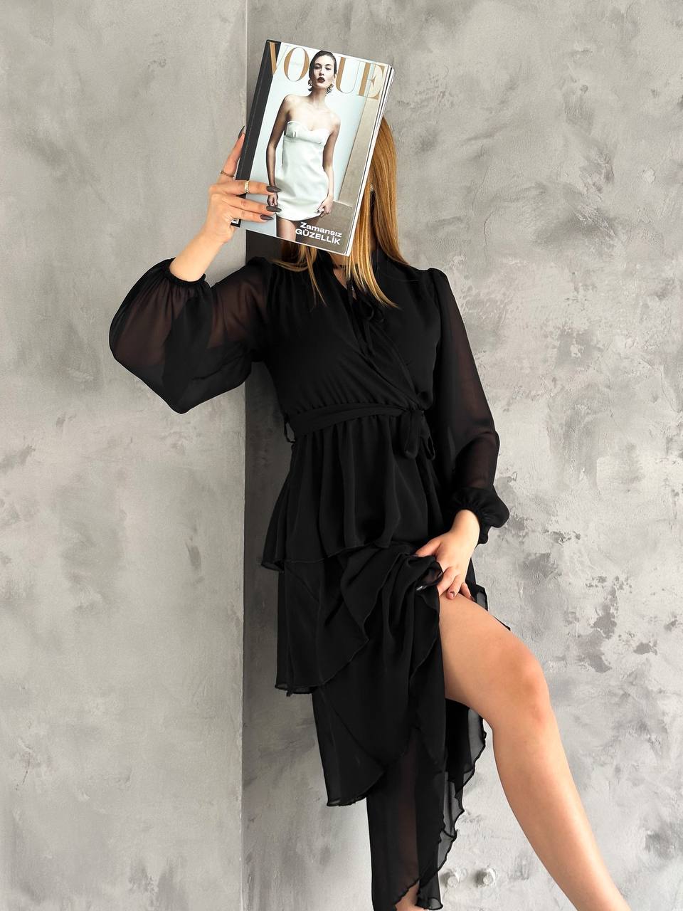 ANOTOLİA ŞİFON ELBİSE