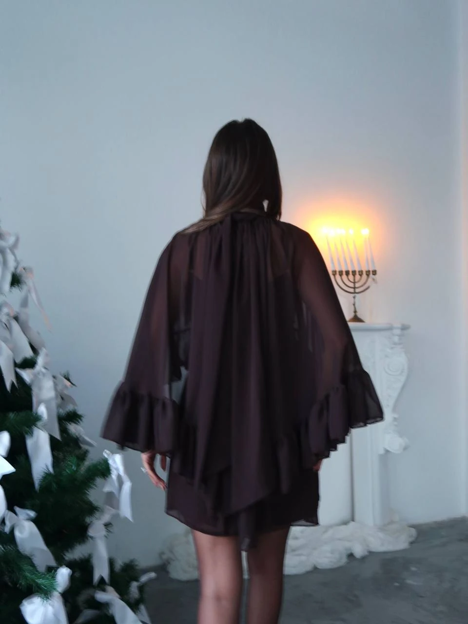 ŞİFON TÜL ELBİSE