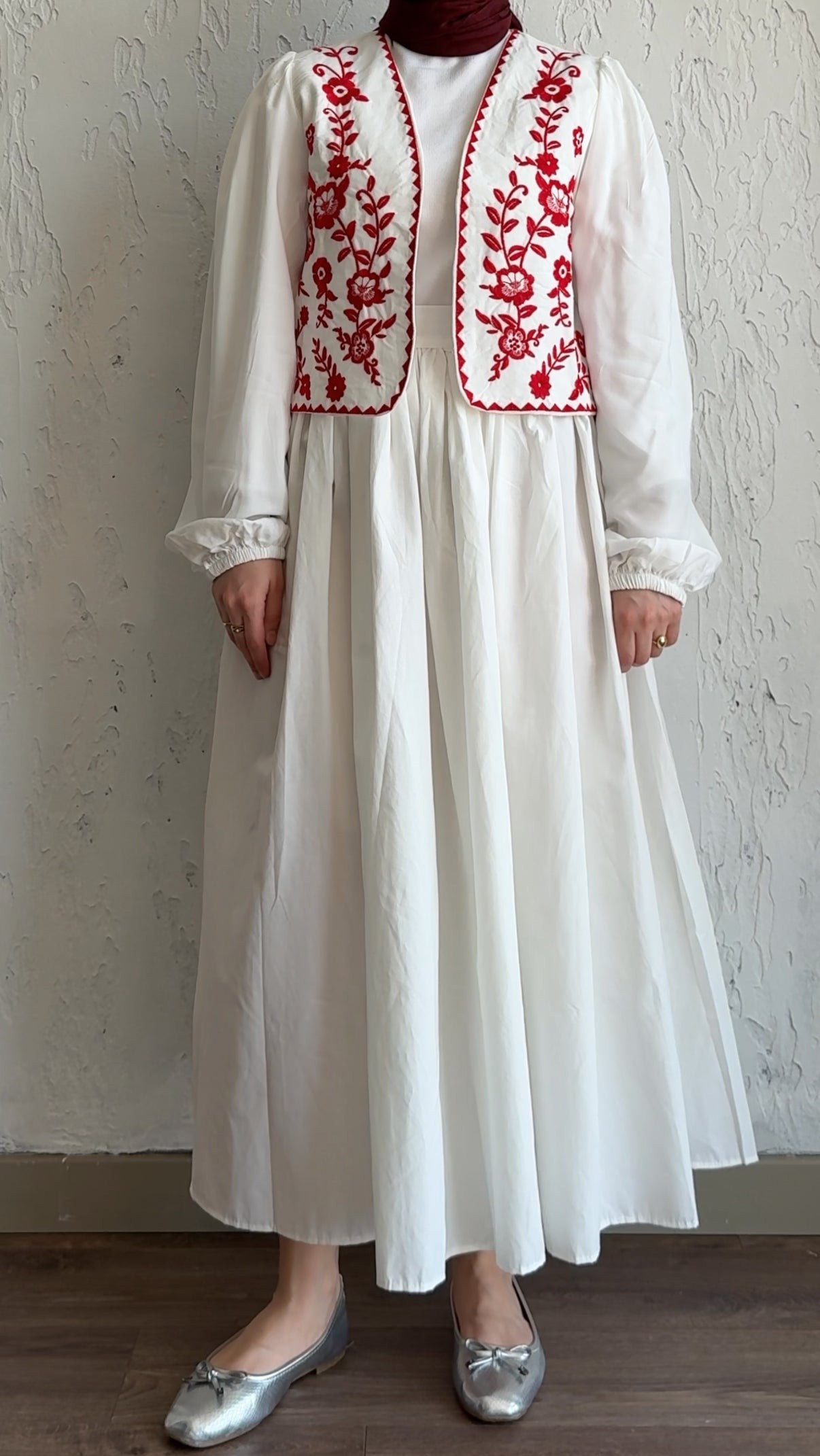 Nakışlı Mini Ceket