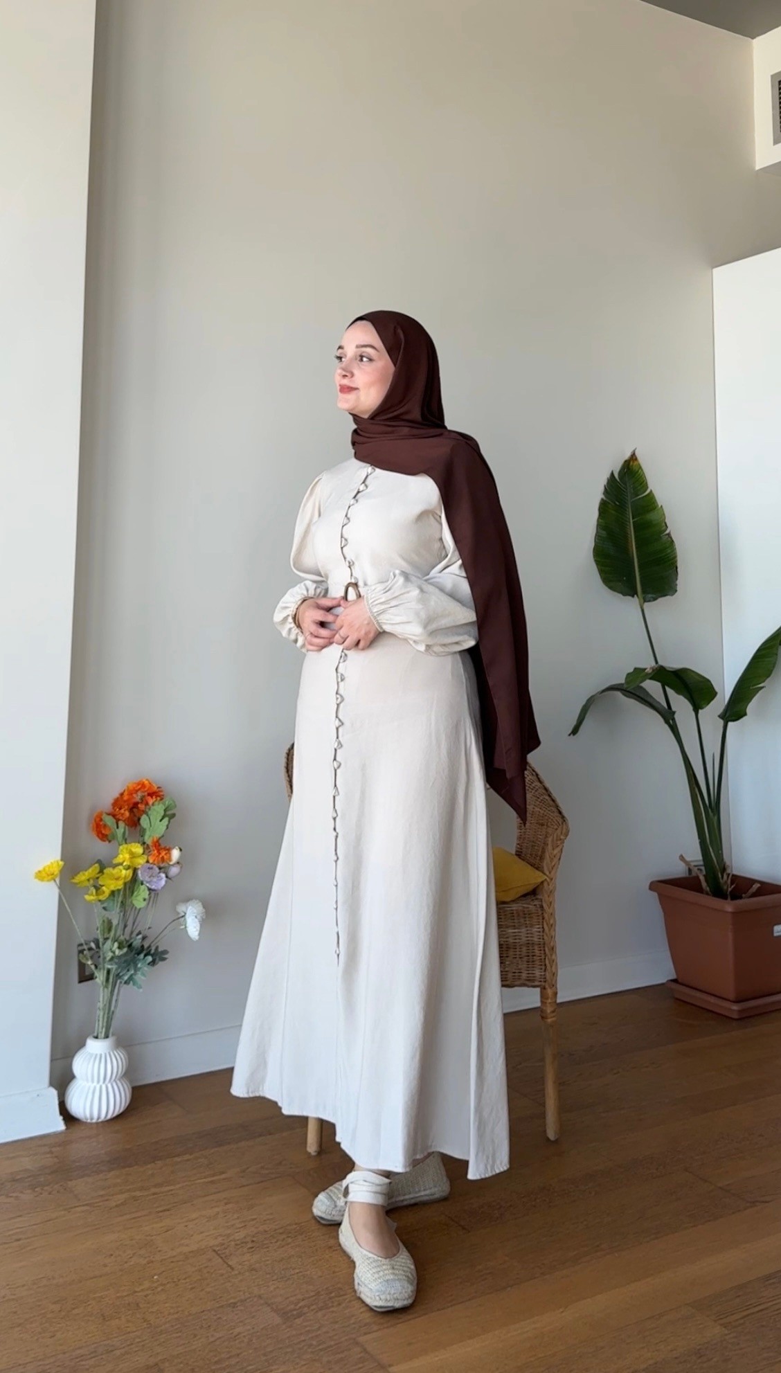 Düğmeli Elbise