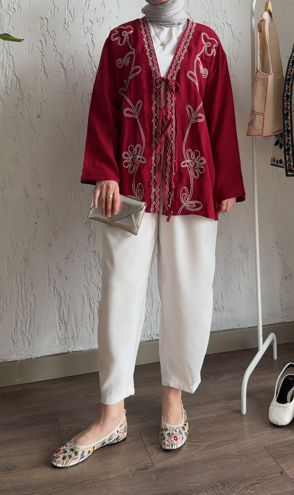 Nakışlı Kimono