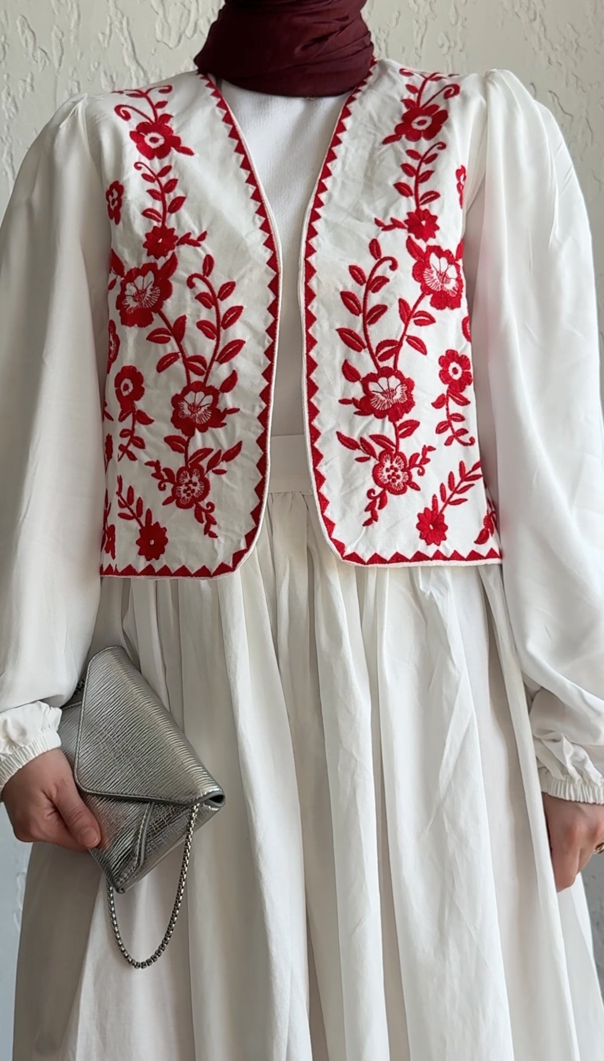 Nakışlı Mini Ceket