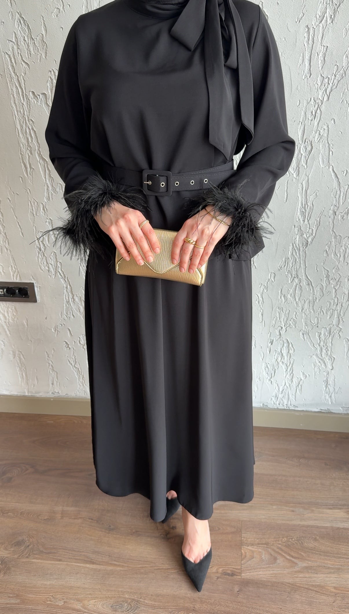 Premium Kolu Tüylü Takım