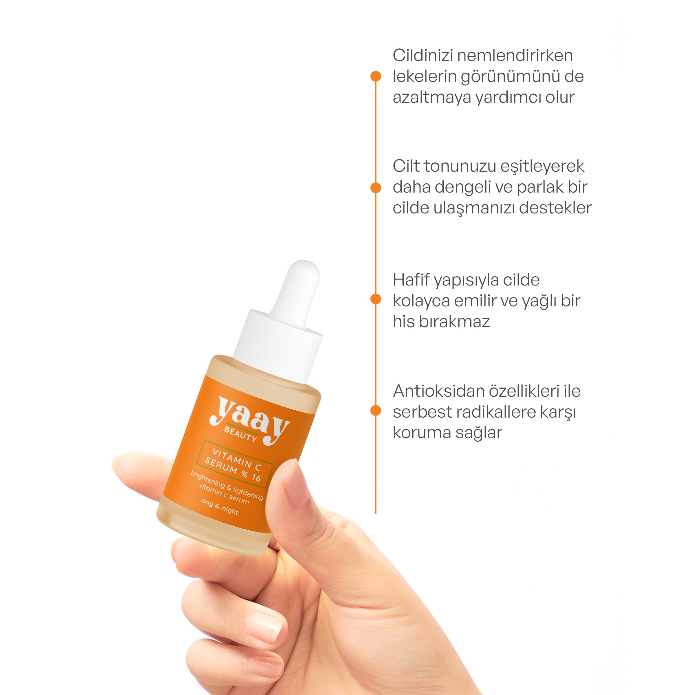 Yaay Beauty %16 Vitamin C Serum 30 ml