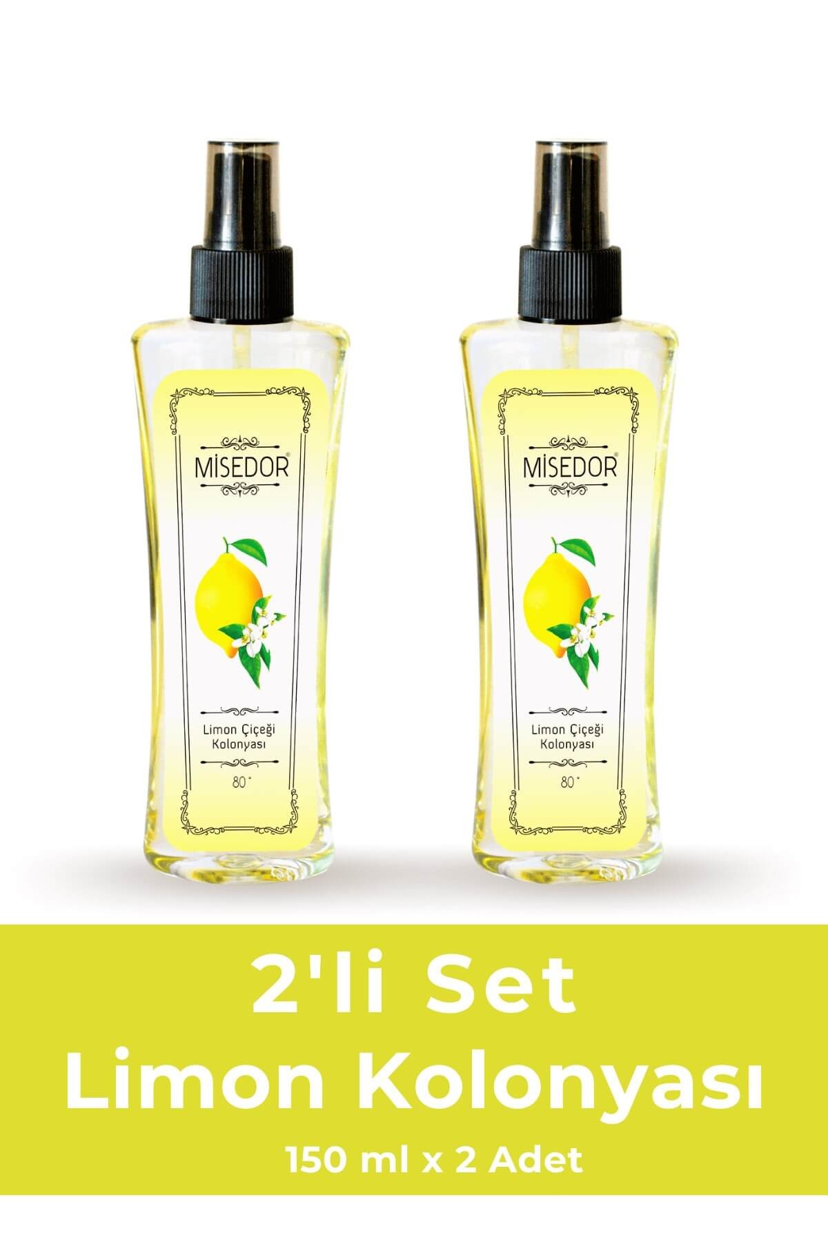 Misedor 2'li Set Limon Kolonyası 150 ml