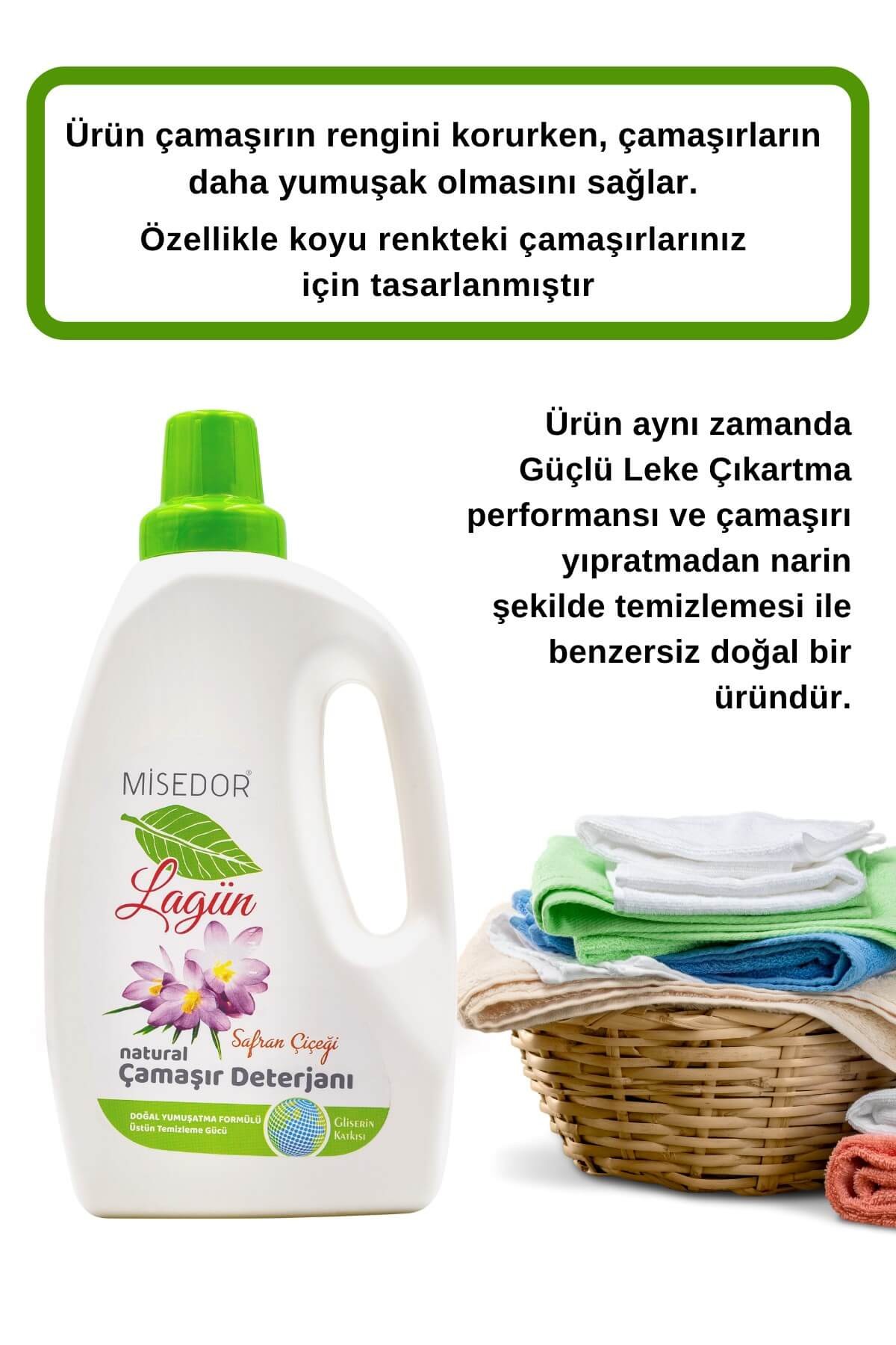 Misedor Lagün Doğal Çamaşır Deterjanı 1.4 KG