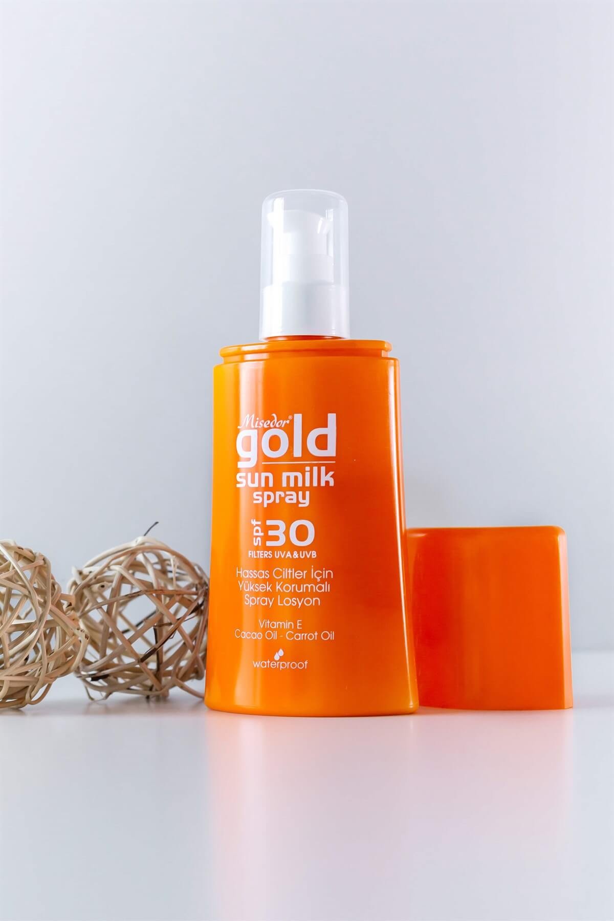 Misedor Gold Natural Güneş Kremi 30 spf 200 ml