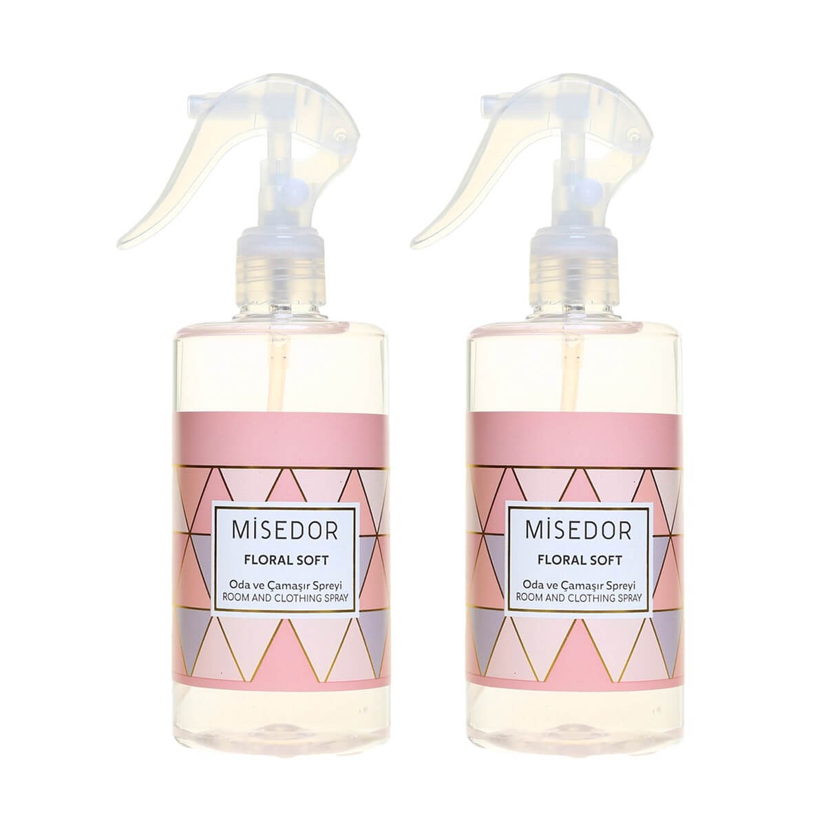 Misedor 2'li Set Floral Soft Oda Kokusu ve Çamaşır Parfümü 330 ml