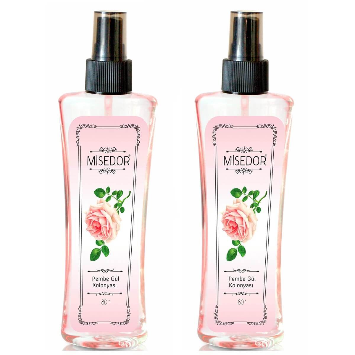 Misedor 2'li Set Pembe Gül Kolonyası 150 ml