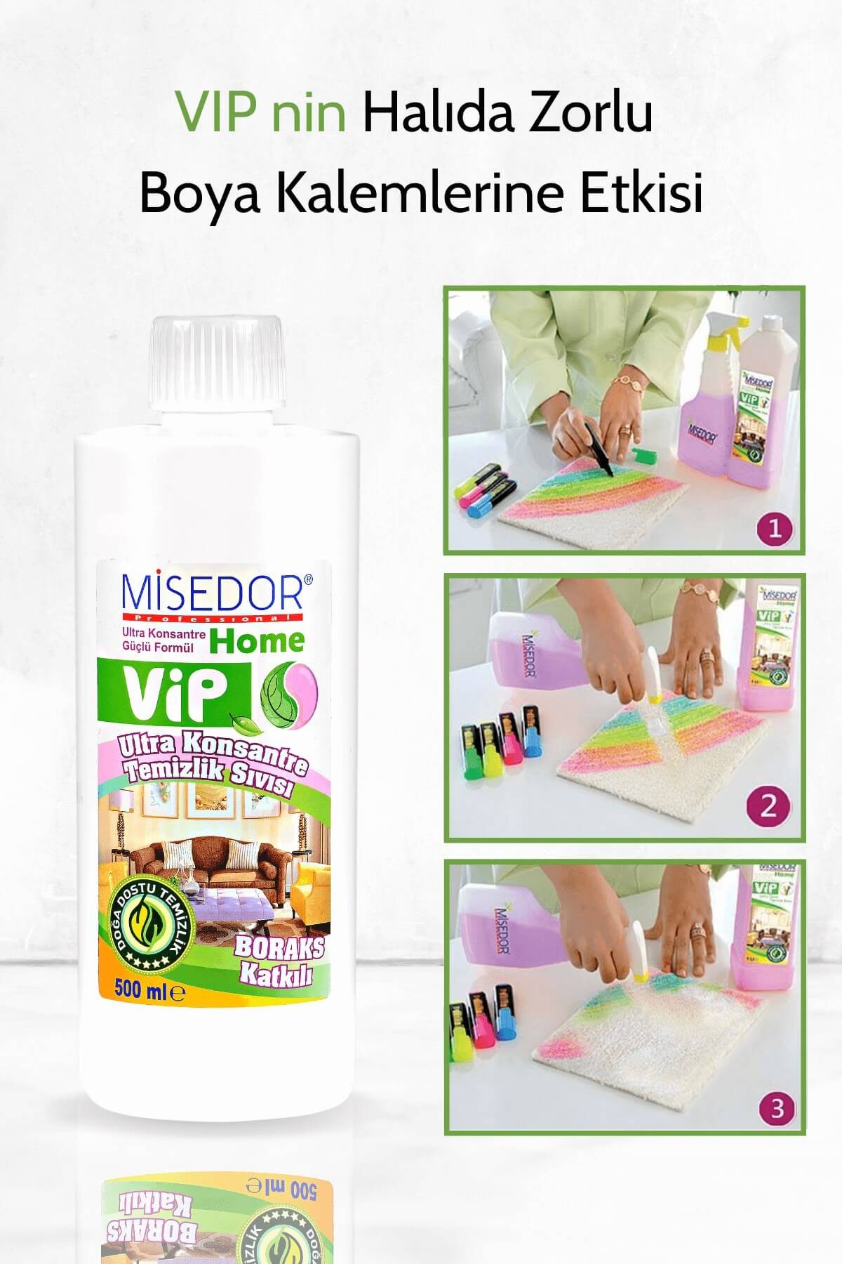 Misedor Vip Doğal Genel Temizlik Sıvısı 500 ml