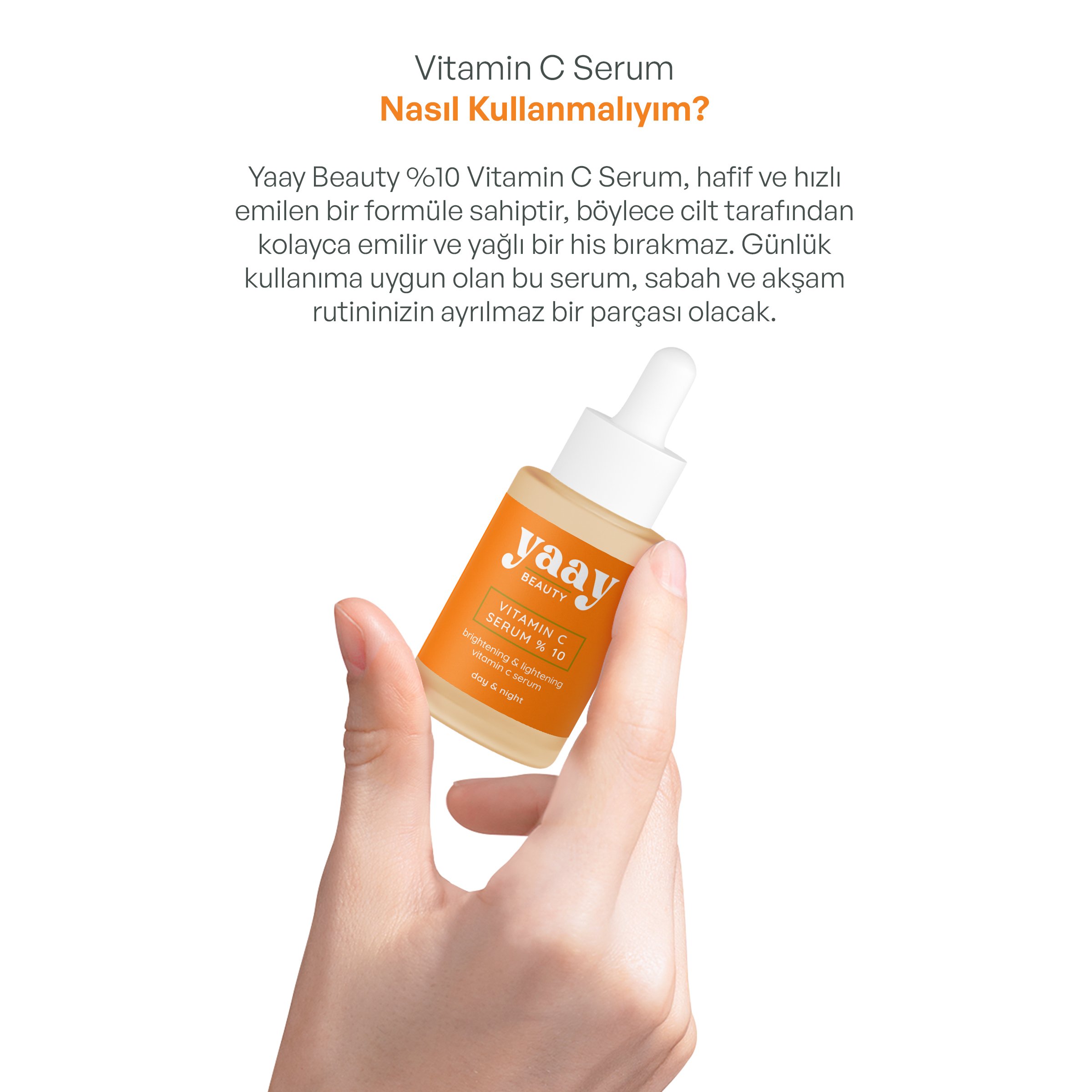 Yaay Beauty %10 Vitamin C Serum 30 ml