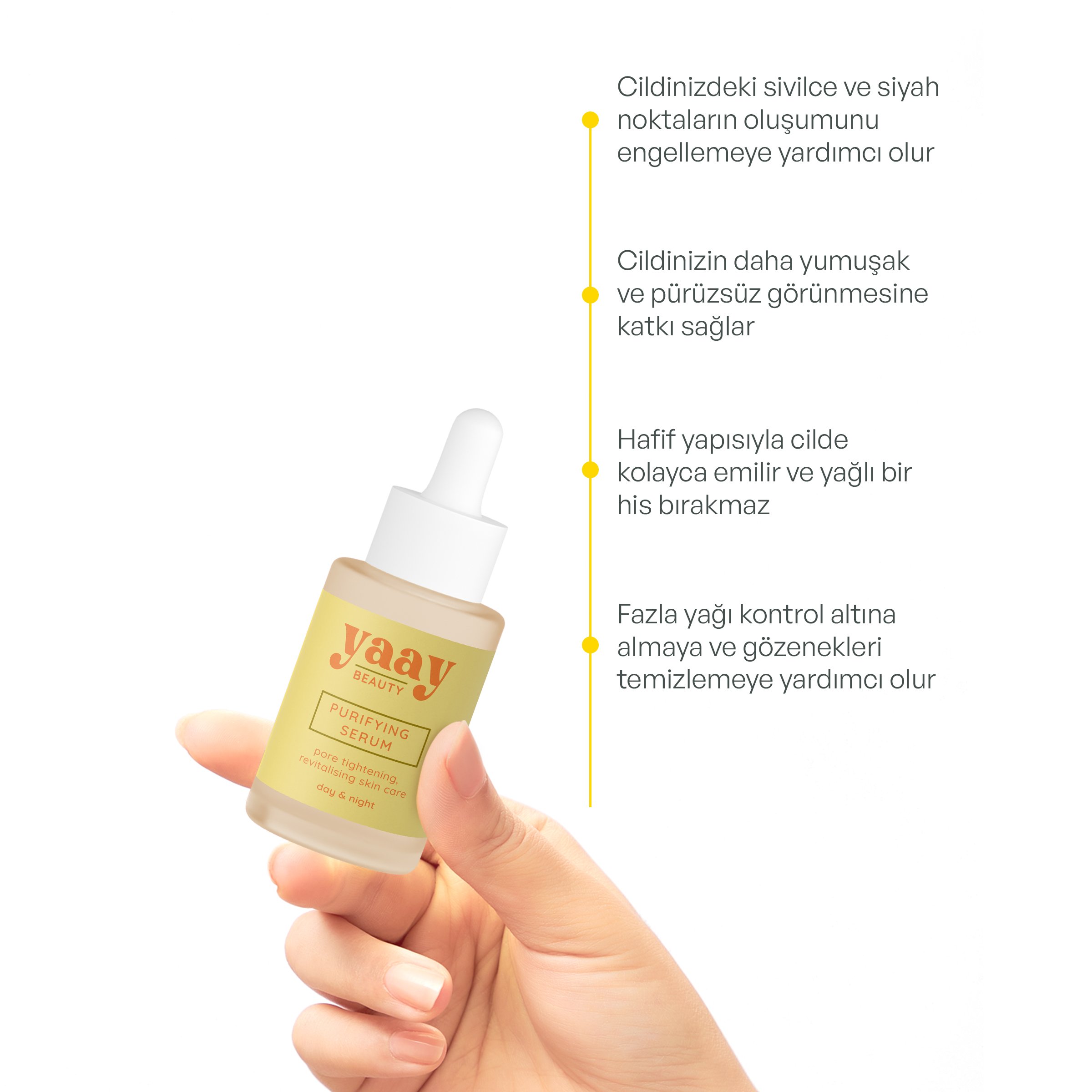 Yaay Beauty Purifying Arındırıcı Serum 30 ml