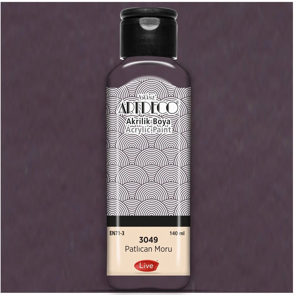 Artdeco Akrilik Boya 140 ml - 3049 Patlıcan Moru