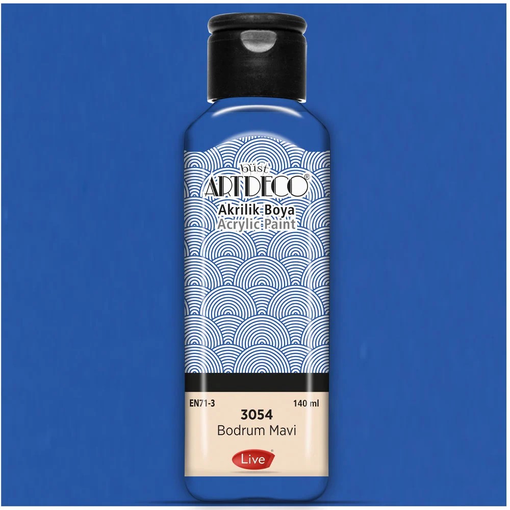 Artdeco Akrilik Boya 140 ml - 3054 Bodrum Mavi