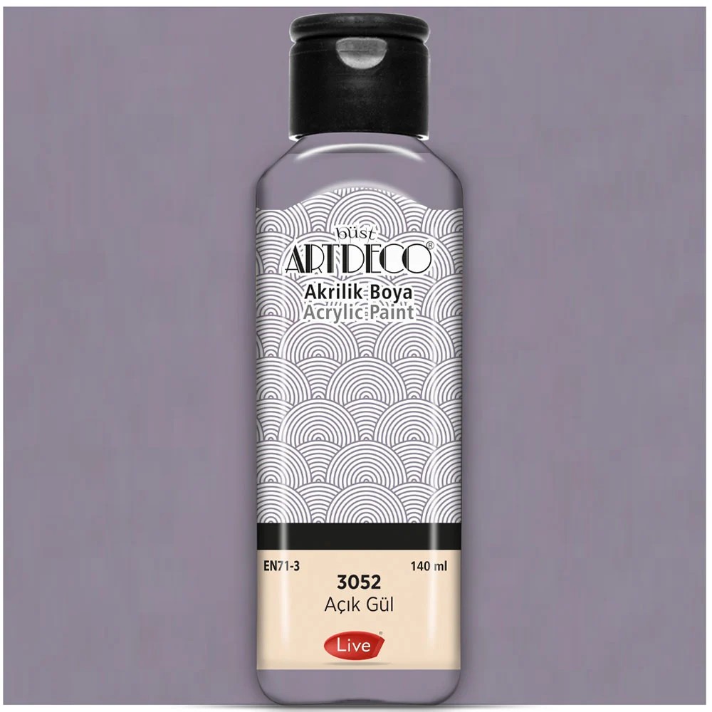 Artdeco Akrilik Boya 140 ml - 3052 Açık Gül