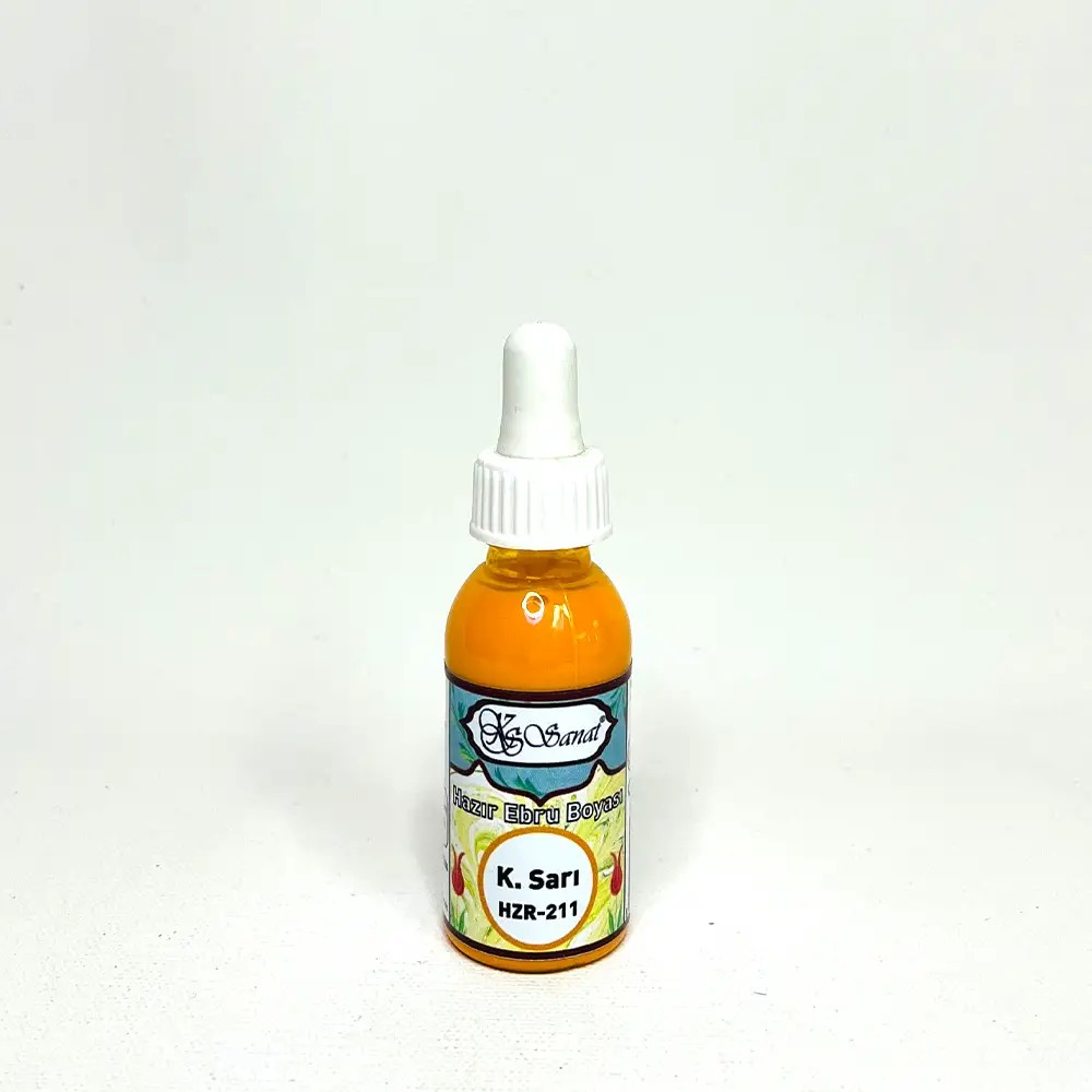 Hazır Ebru Boyası Koza Sanat - K. Sarı