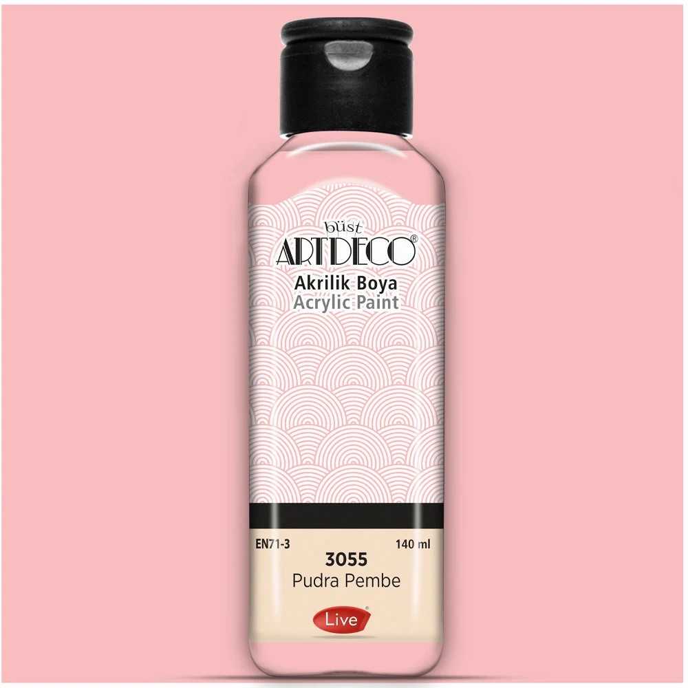 Artdeco Akrilik Boya 140 ml - 3055 Pudra Pembe