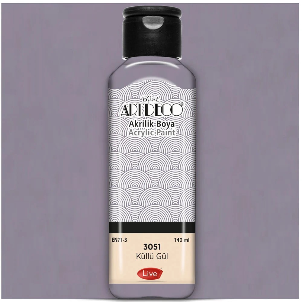 Artdeco Akrilik Boya 140 ml - 3051 Küllü Gül