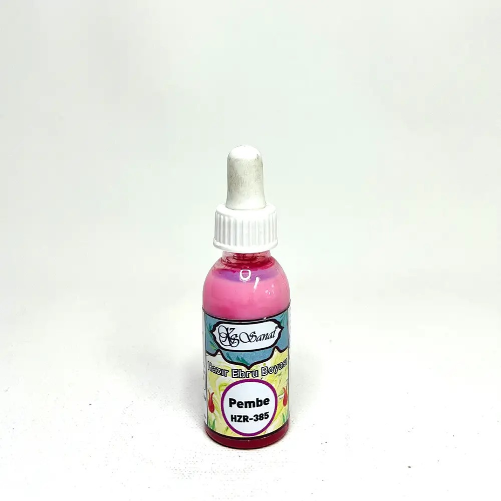Hazır Ebru Boyası Koza Sanat - Pembe