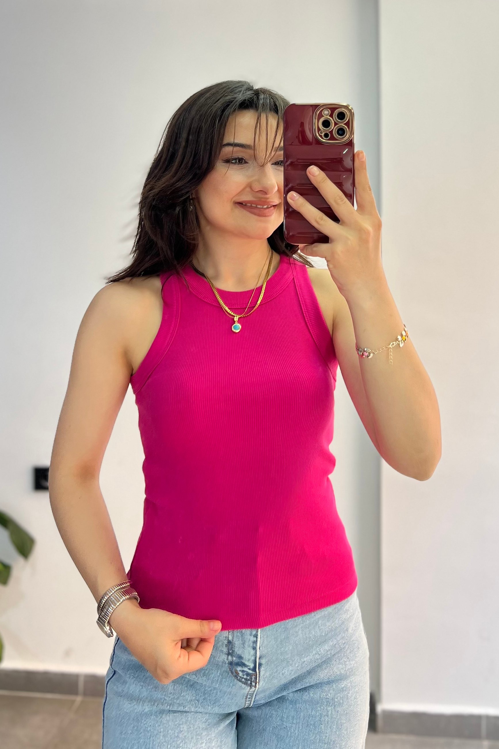 Halter Yaka Fitilli Atlet - FUSYA