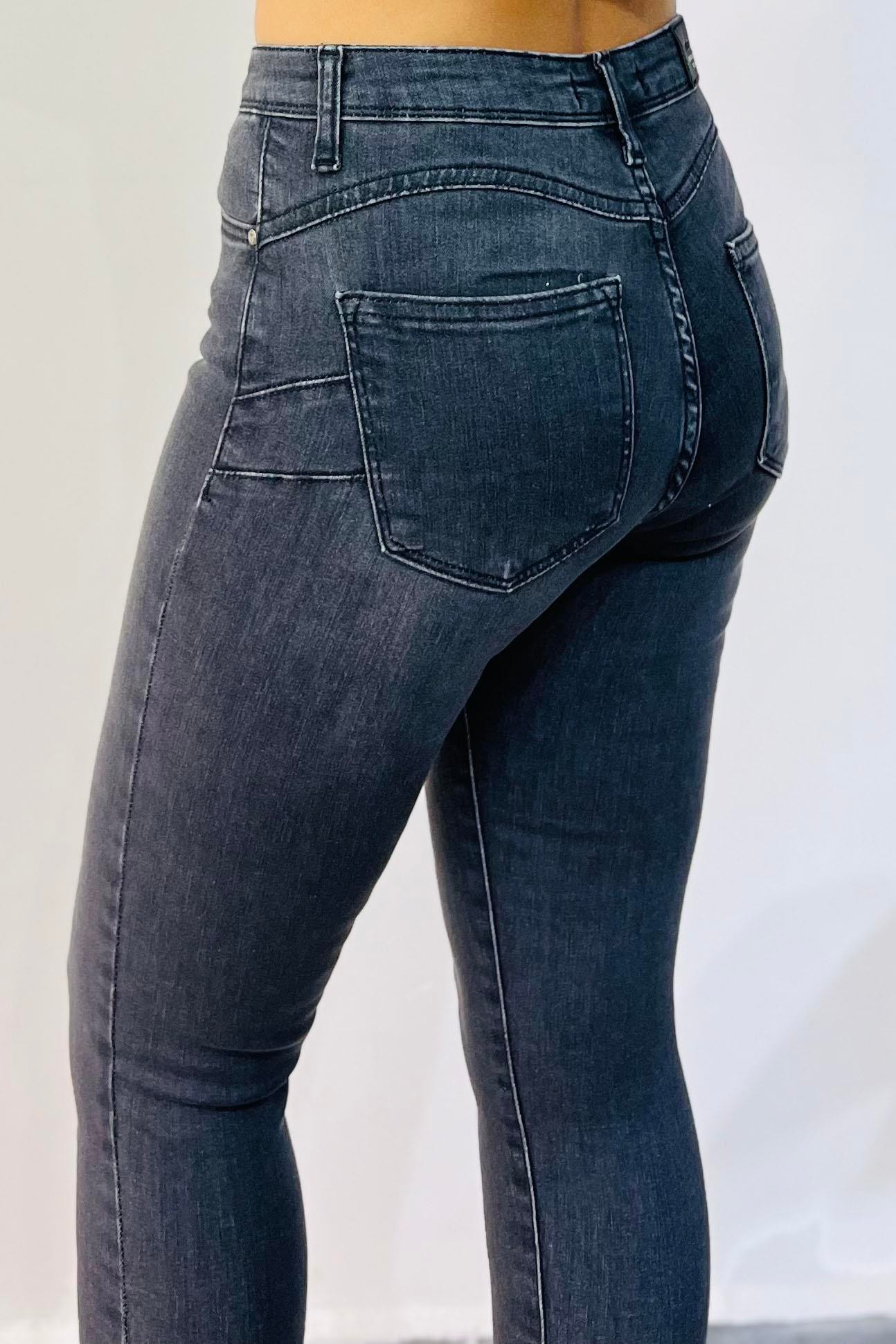 Push-Up Etkili Yüksek Bel Dar Paça Kot Pantolon