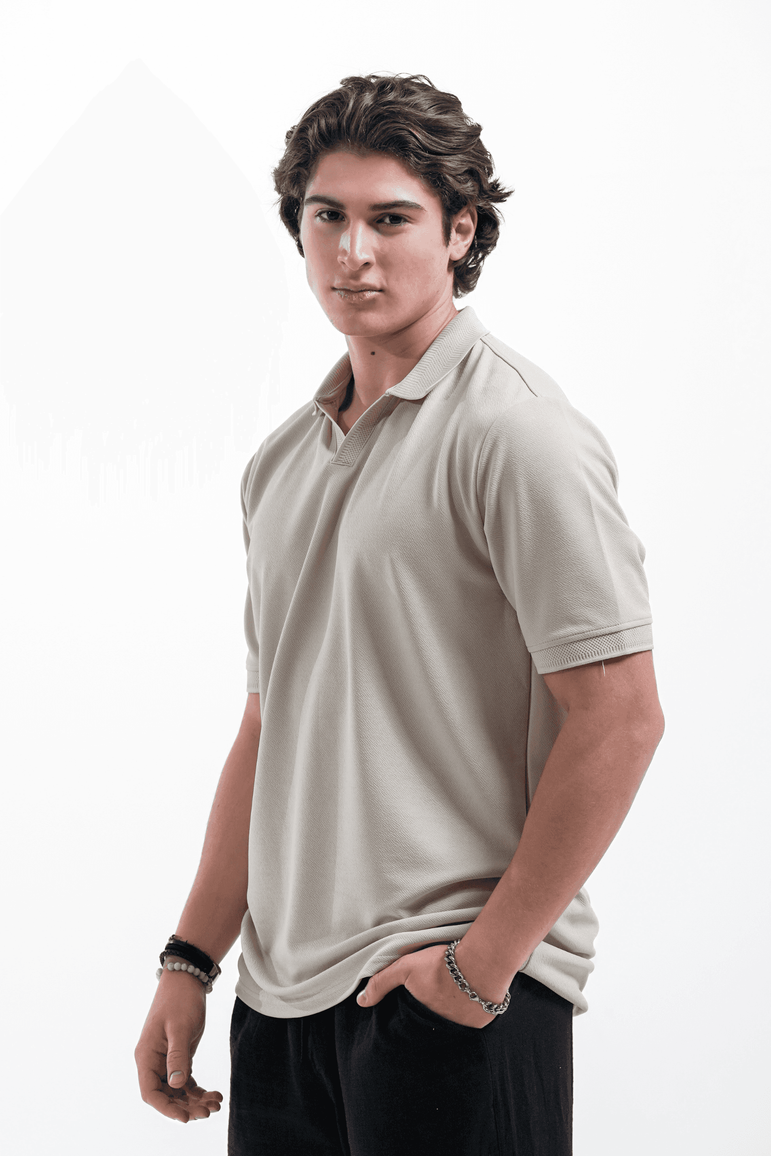 MODAL POLO YAKA  T-SHIRT