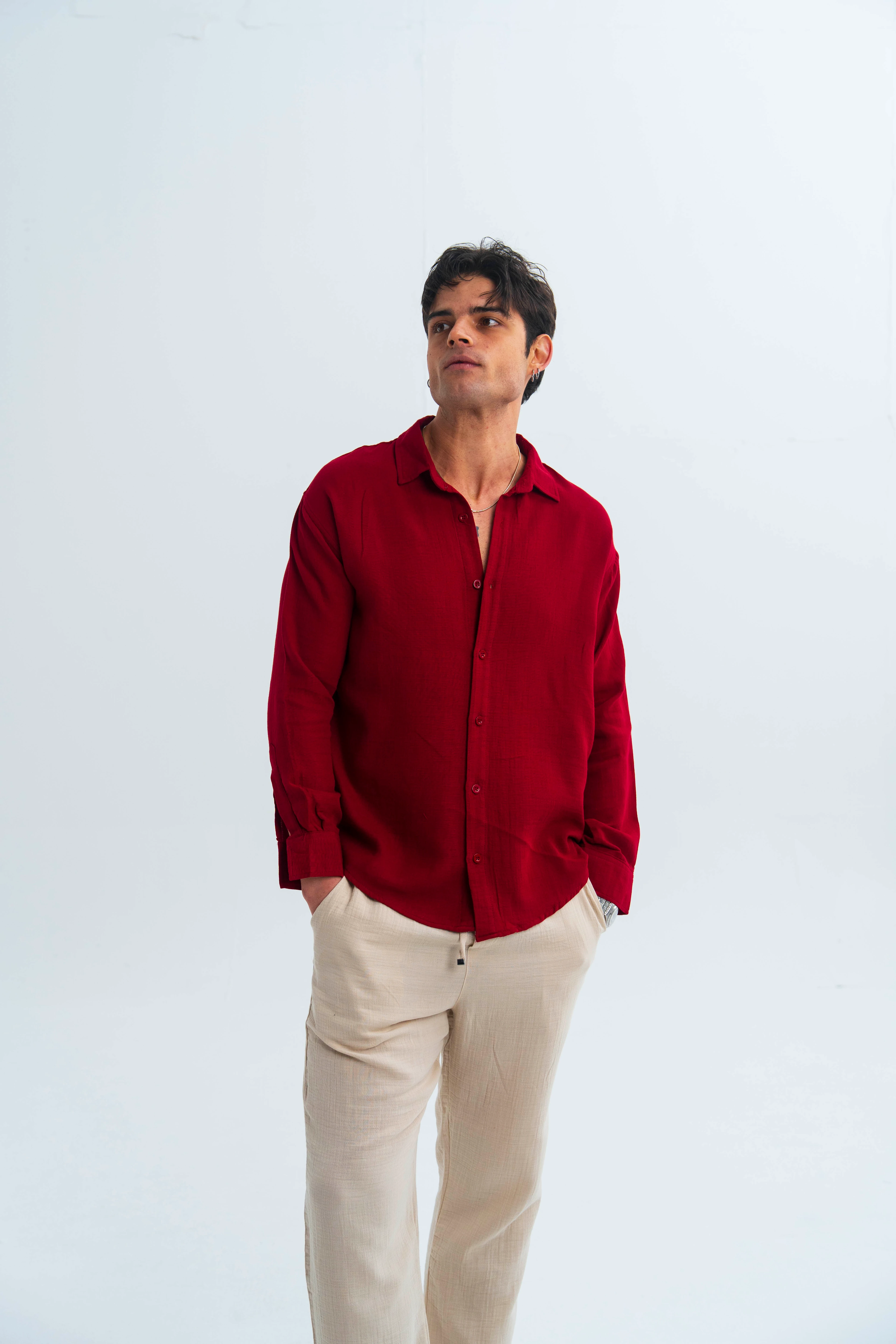 Soft Linen Blend - Müslin Gömlek